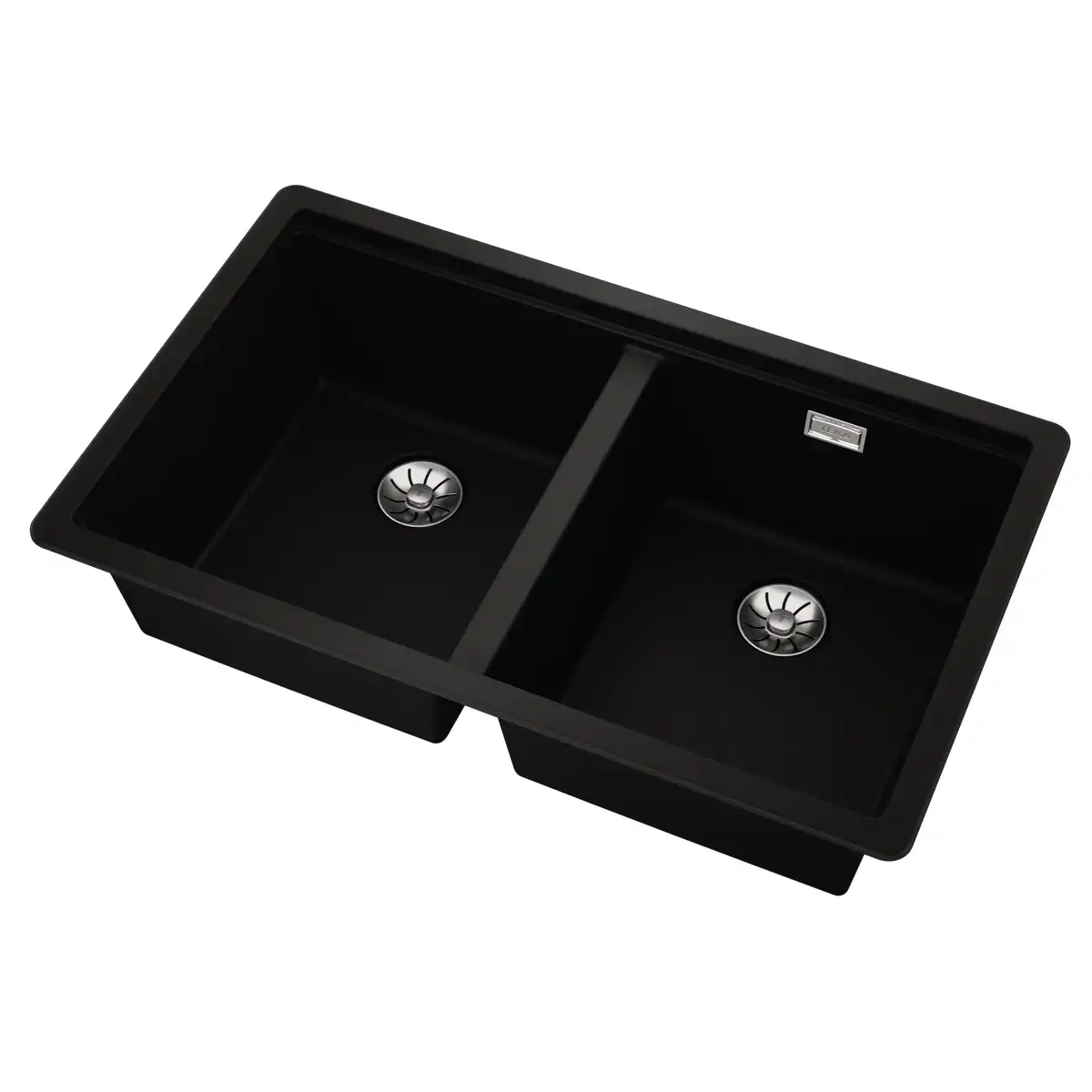 Teka Radea Kitchen Sink W/Tow Bowls (Carbon, 75.0 x 45.6 cm)