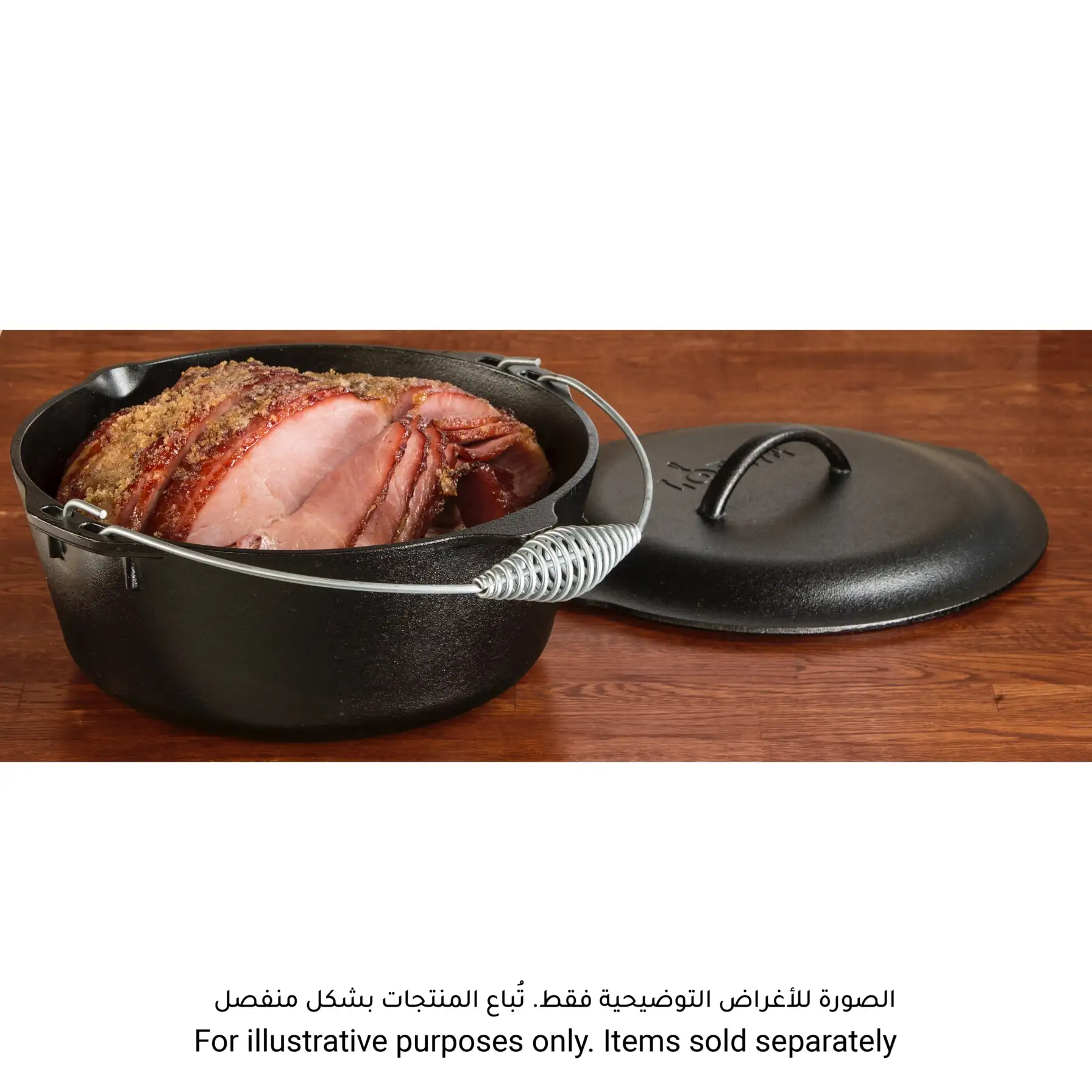 Lodge 6.62 L Cast Iron Dutch Oven W/Bail Handle (35.94 x 34.67 x 14.35 cm)
