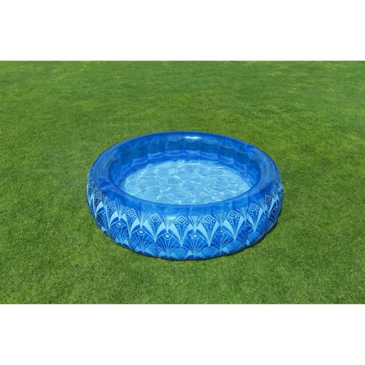 Bestway Inflatable Pool Bohemian Blue Design (168 x 53 cm, Multicolor)