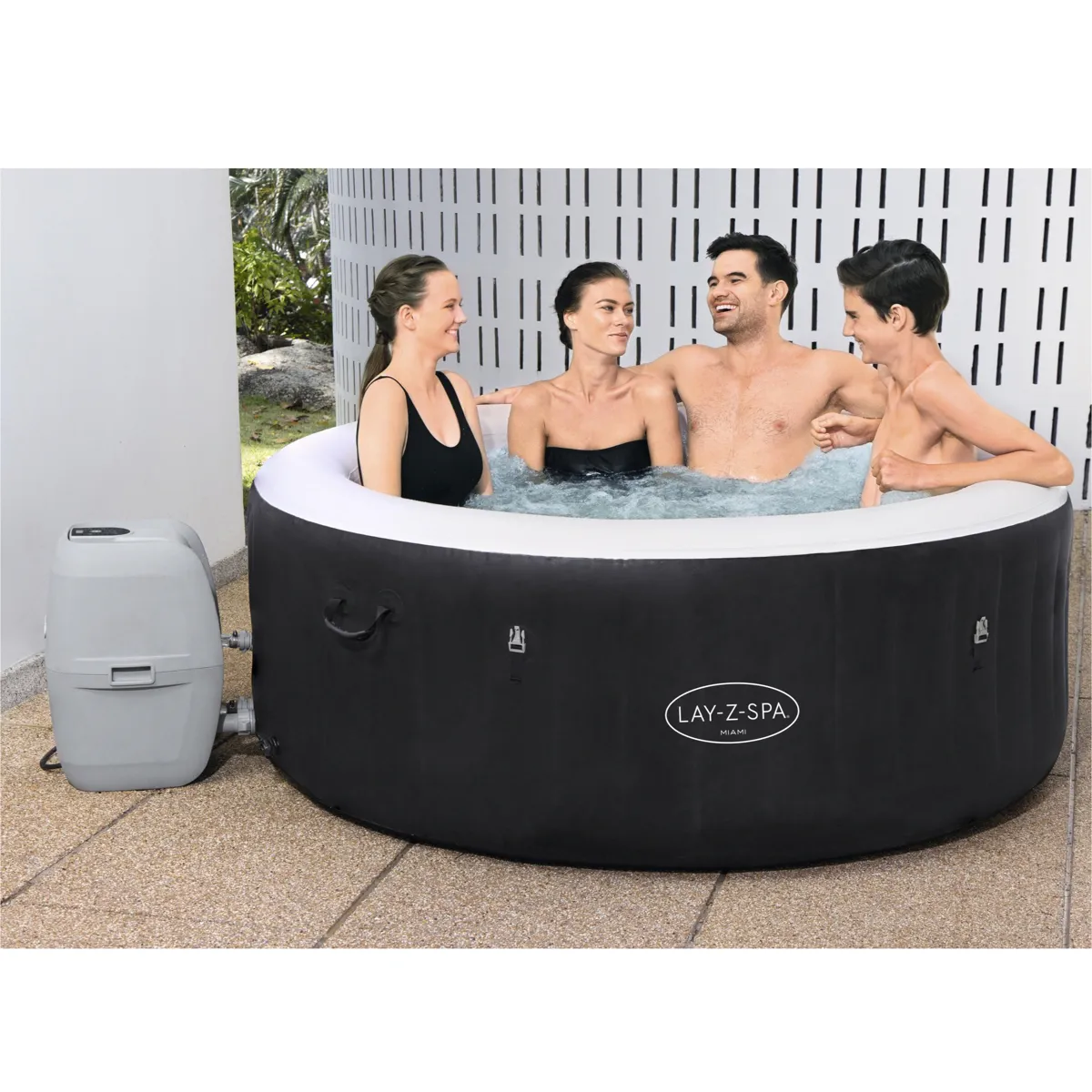 Bestway Lay-Z-Spa Miami Inflatable Hot Tub (180.3 x 66 cm)