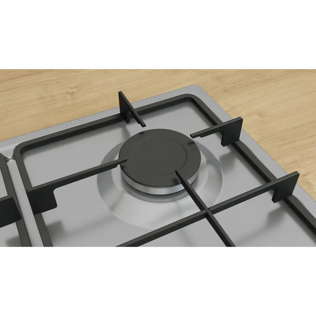 Bosch Series 4 Built-In 4-Burner Gas Hob, PGP6B5K60L (52 x 58.2 x 4.5 cm)
