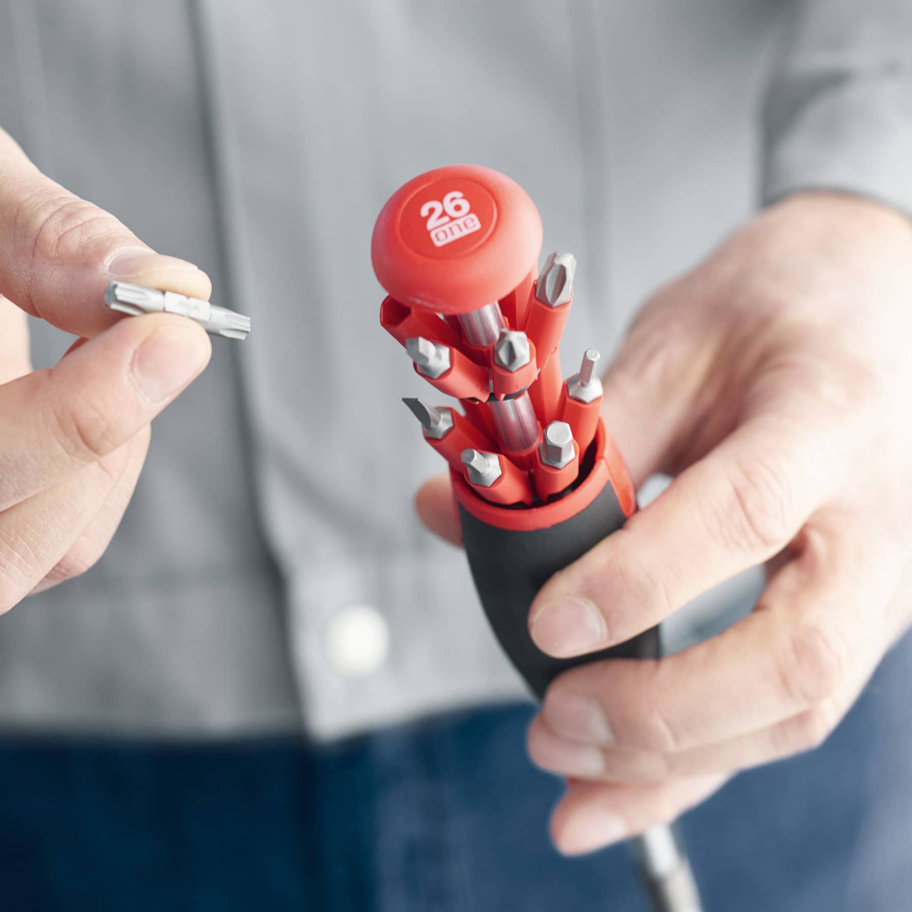 Wiha LiftUp 26One Screwdriver W/ Bit Magazine 