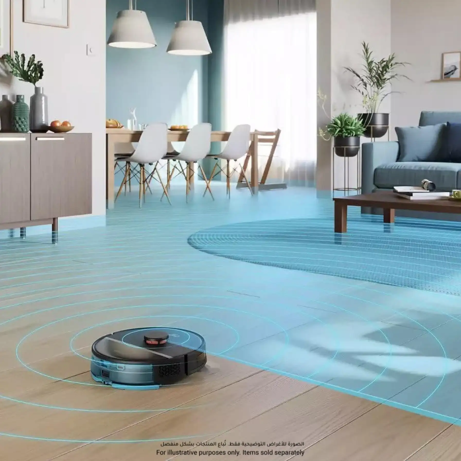 Philips HomeRun 3000 Series Aqua Robot Vacuum & Mop, XU3000/01 (4000 Pa)