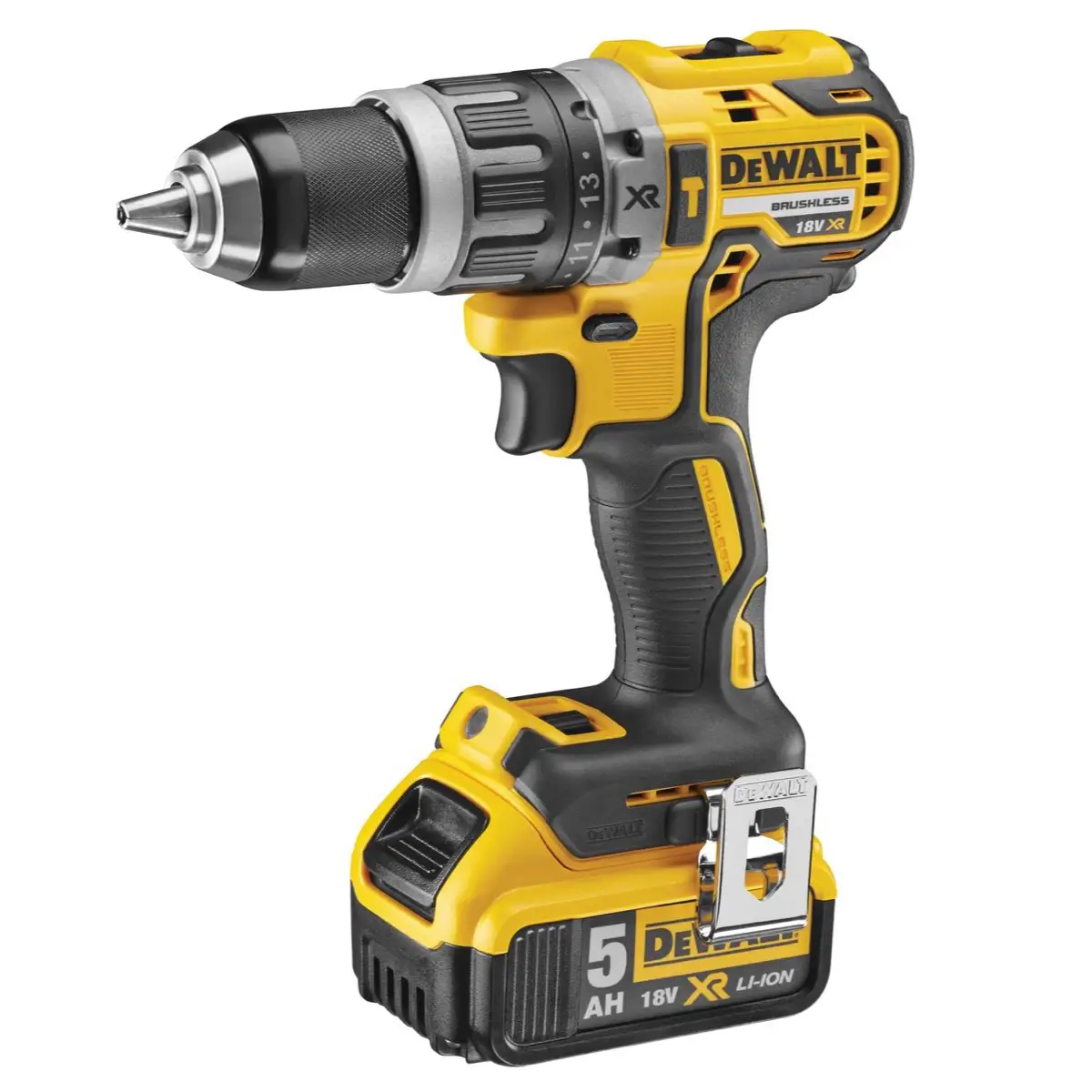 Dewalt Cordless Compact Brushless Hammer Drill Driver (18 V)