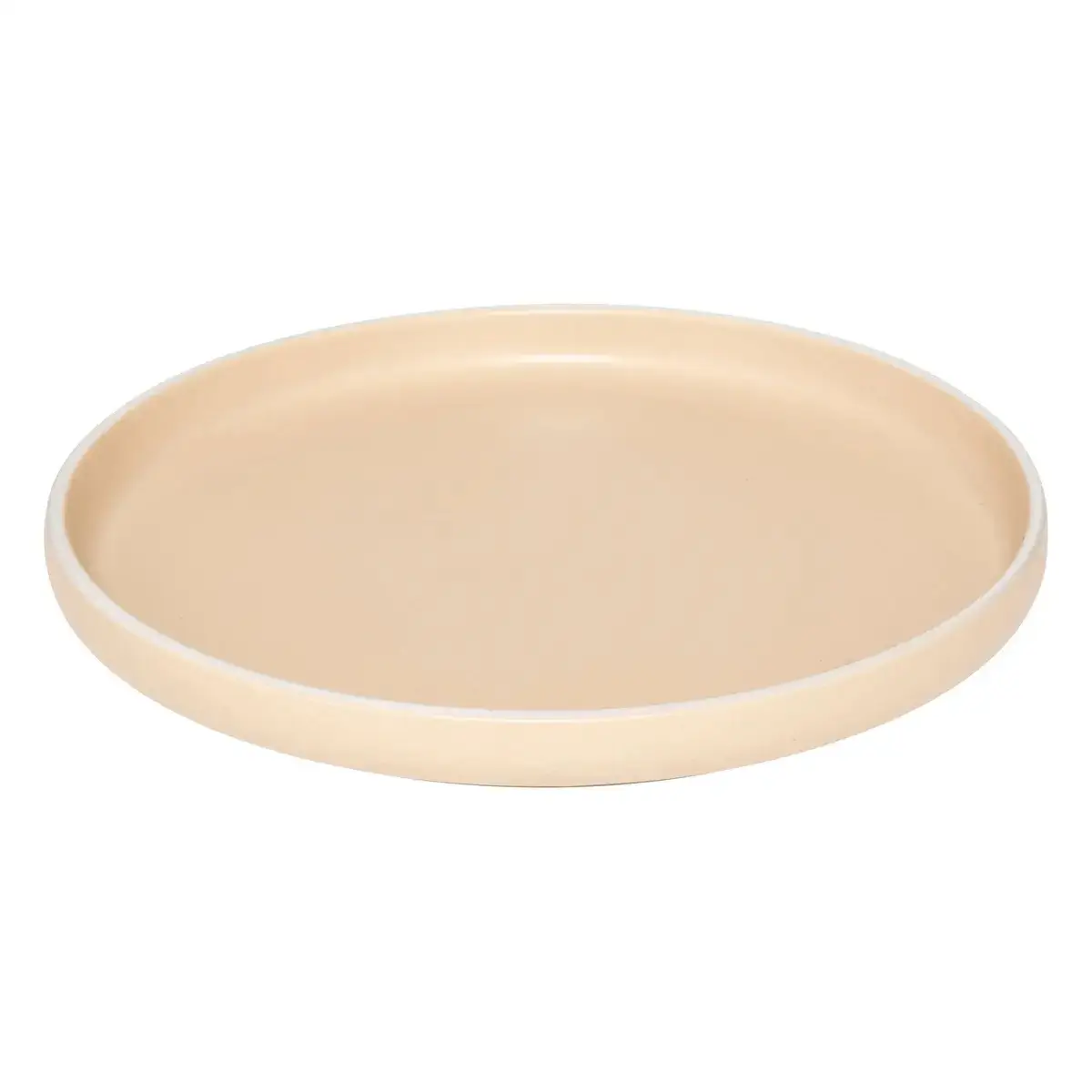 SG Alix Stoneware Dessert Plate (20 x 2.3 cm, Beige)