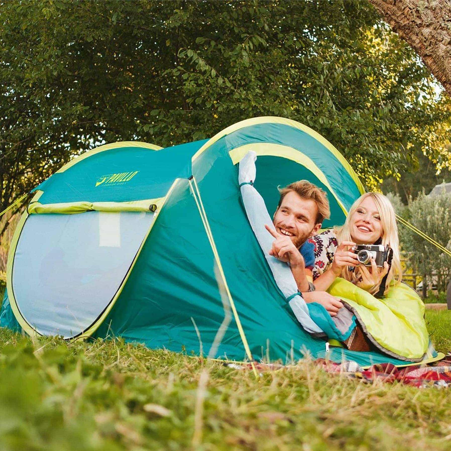 Bestway Pavillo 2-Person Polyester Pop Up Tent (145 x 235 x 100 cm)