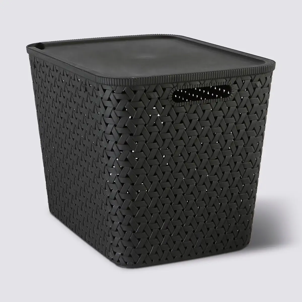 5Five Tressy Storage Basket (28L, Black) 