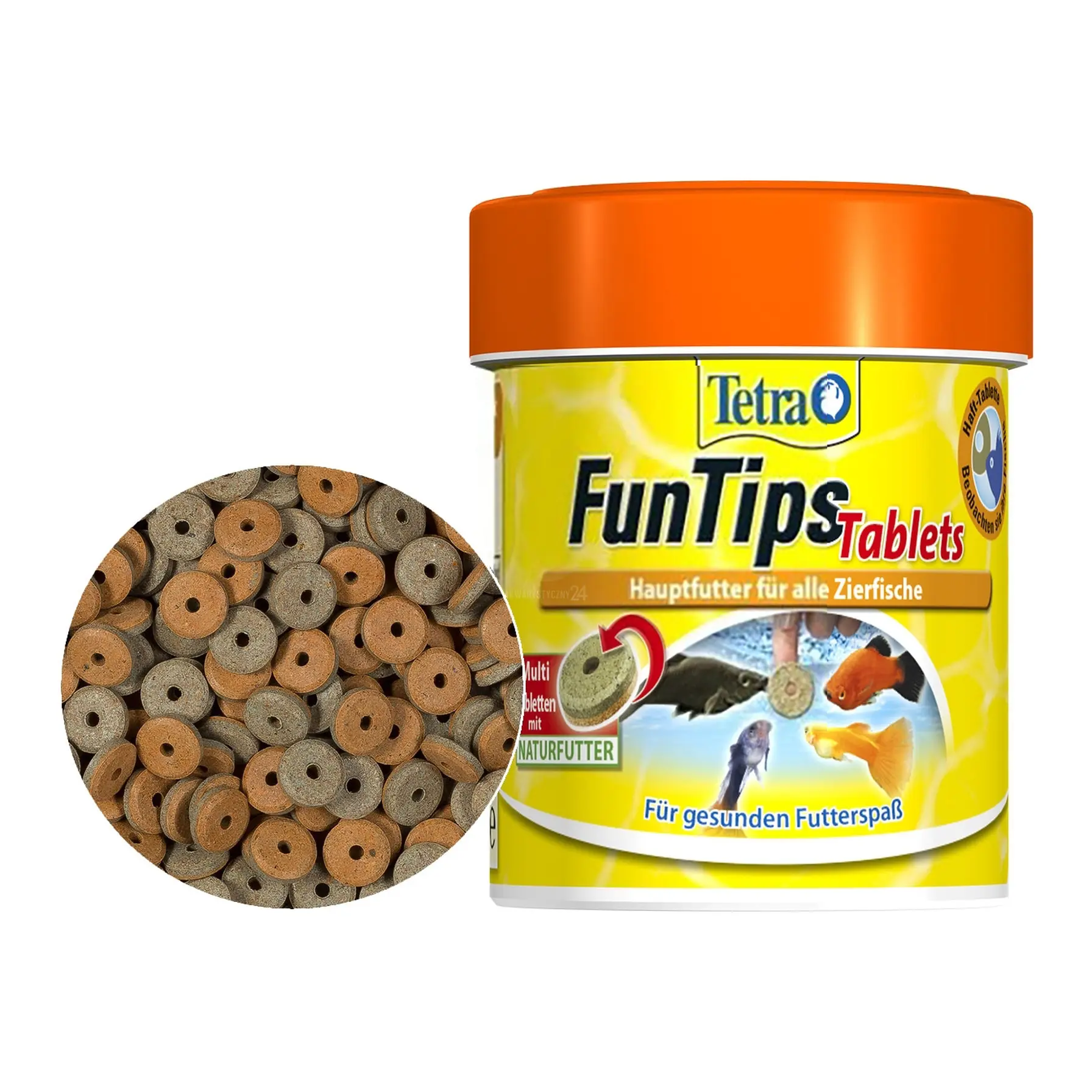 Tetra FunTips Fish Food (75 Tablets)