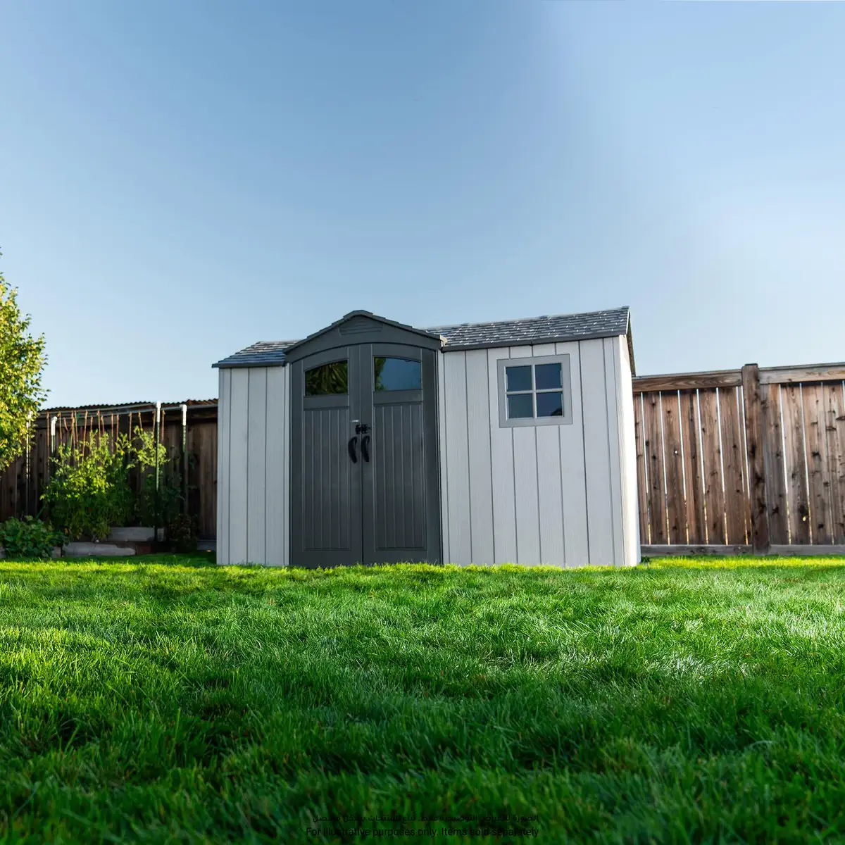 Lifetime Side Entry Outdoor Storage Shed (349.8 x 205.7 x 225.3)