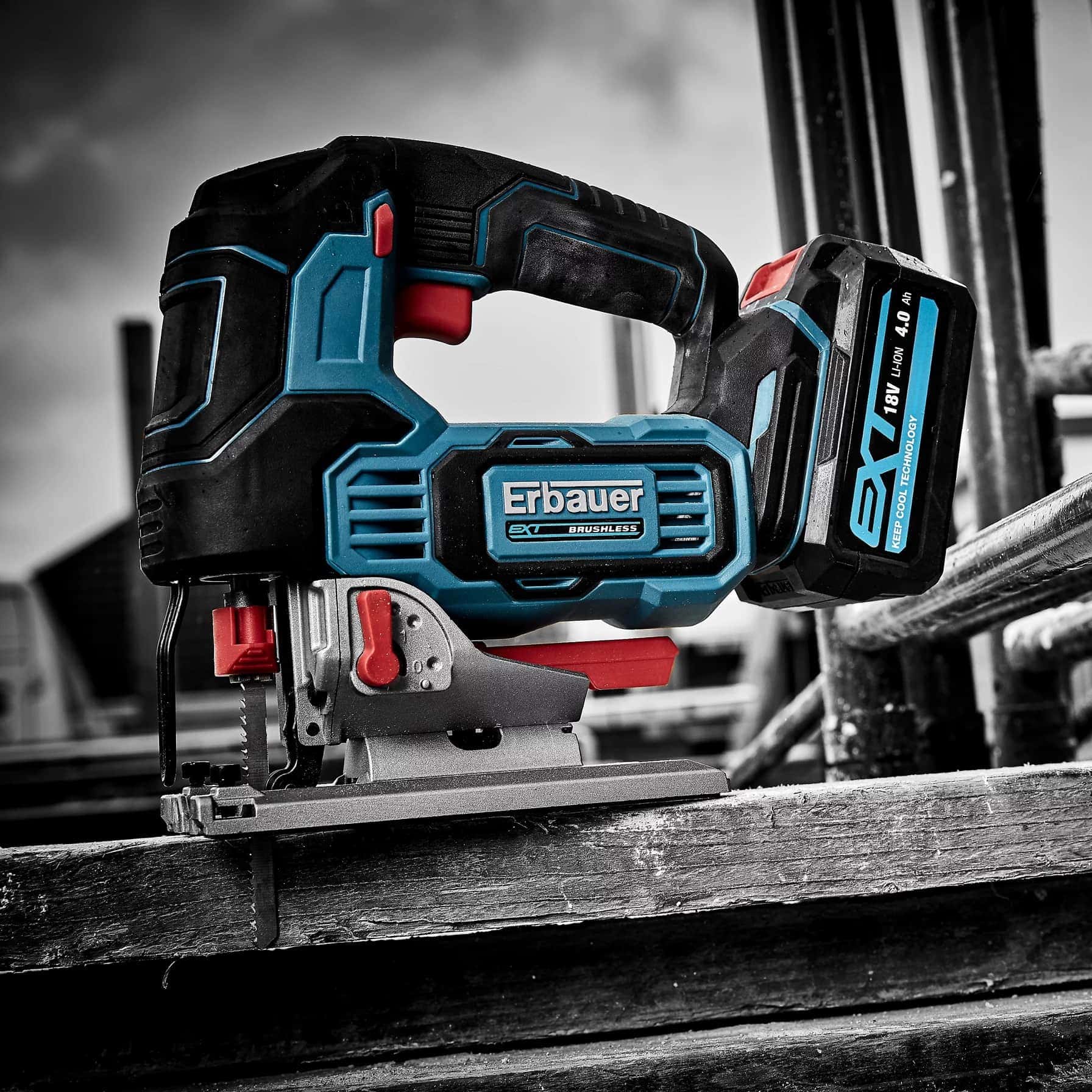 Erbauer EXT Brushless Cordless Jigsaw Set, EJS18-Li (18 V)