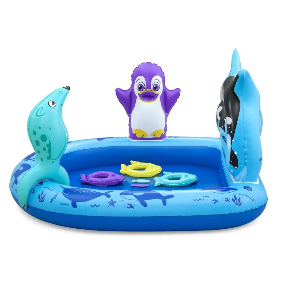Bestway Polar Pals Water Play Center (34 x 131 x 73 cm, Multicolor)