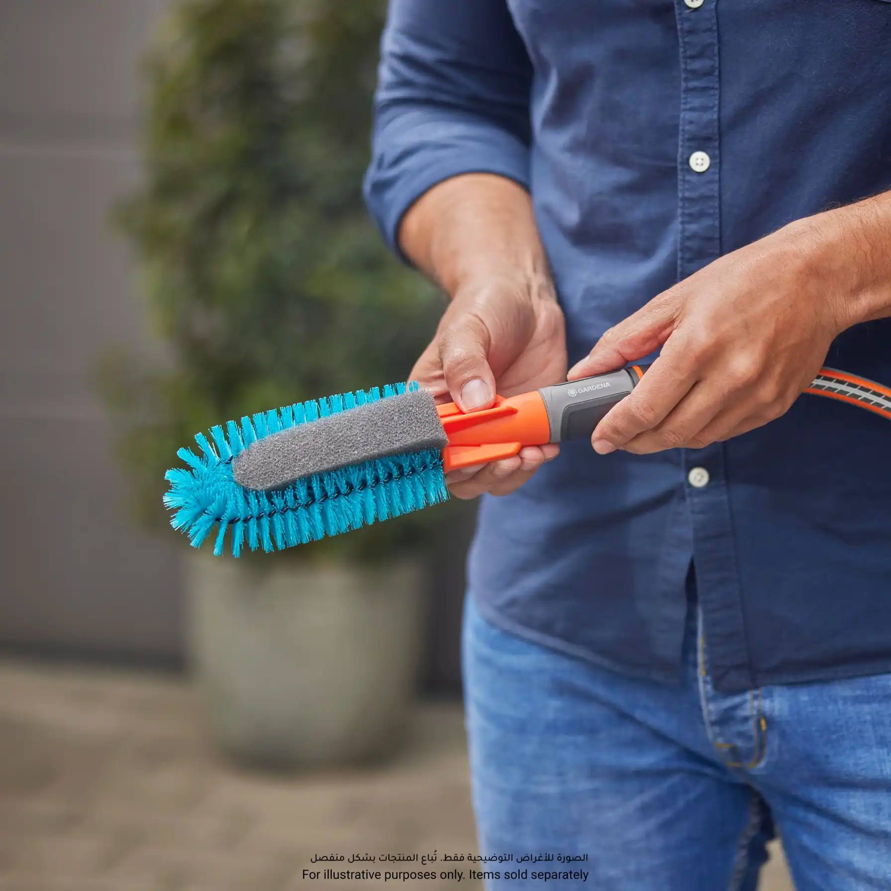 Gardena Cleansystem Bike Brush