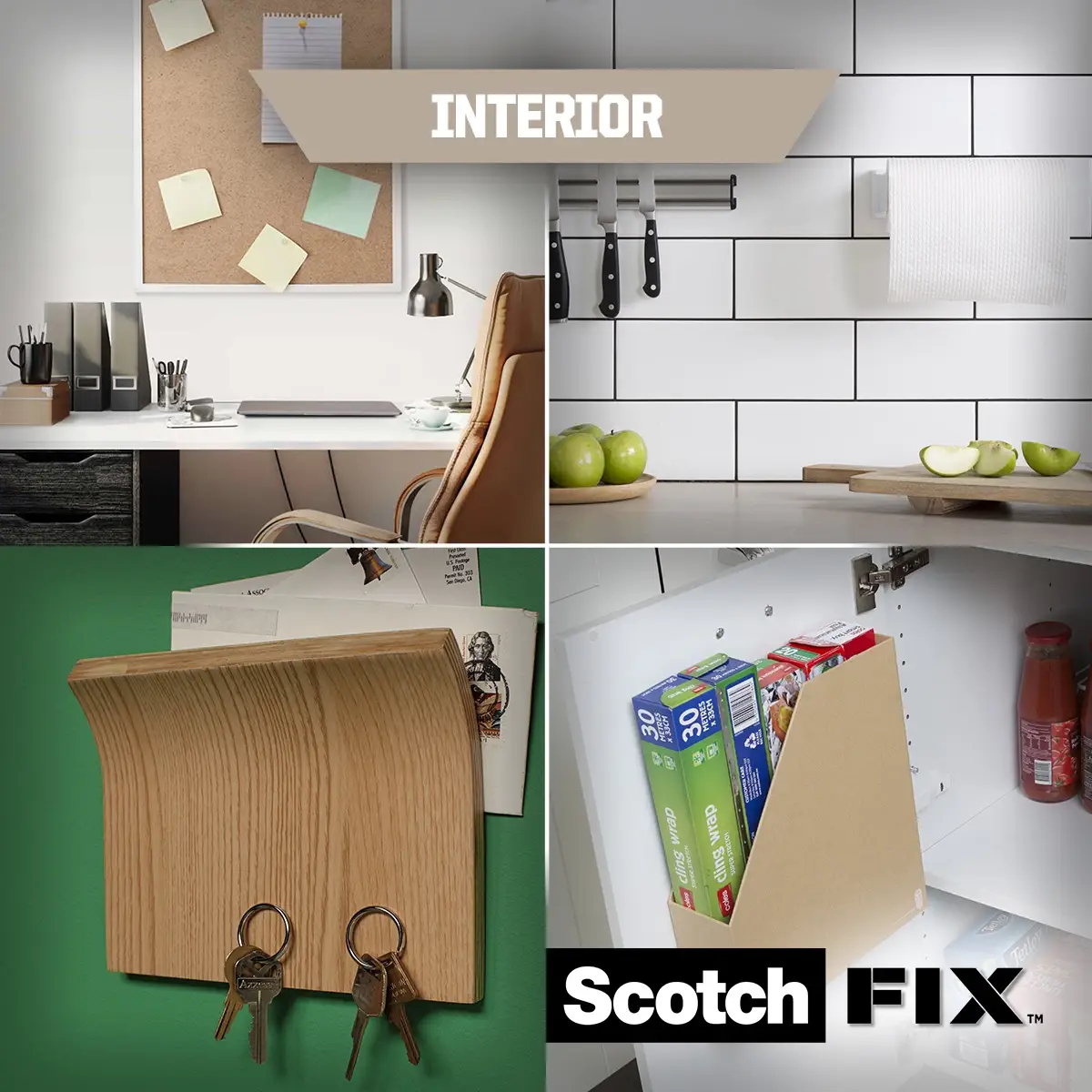Scotch Indoor Mounting Tape (25 mm x 3 m, White)