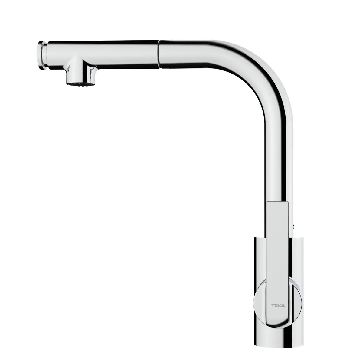 Teka Kitchen Tap W/Pull-out Shower (Chrome)