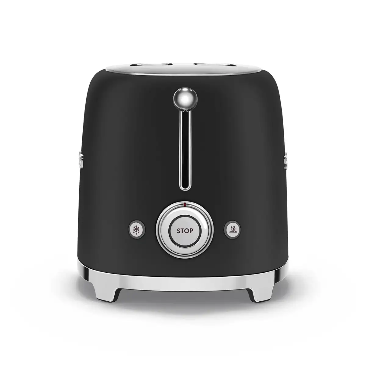 SMEG 50's Style Retro 2-Slice Toaster, TSF01BLMUK (Matte Black, 950 W)
