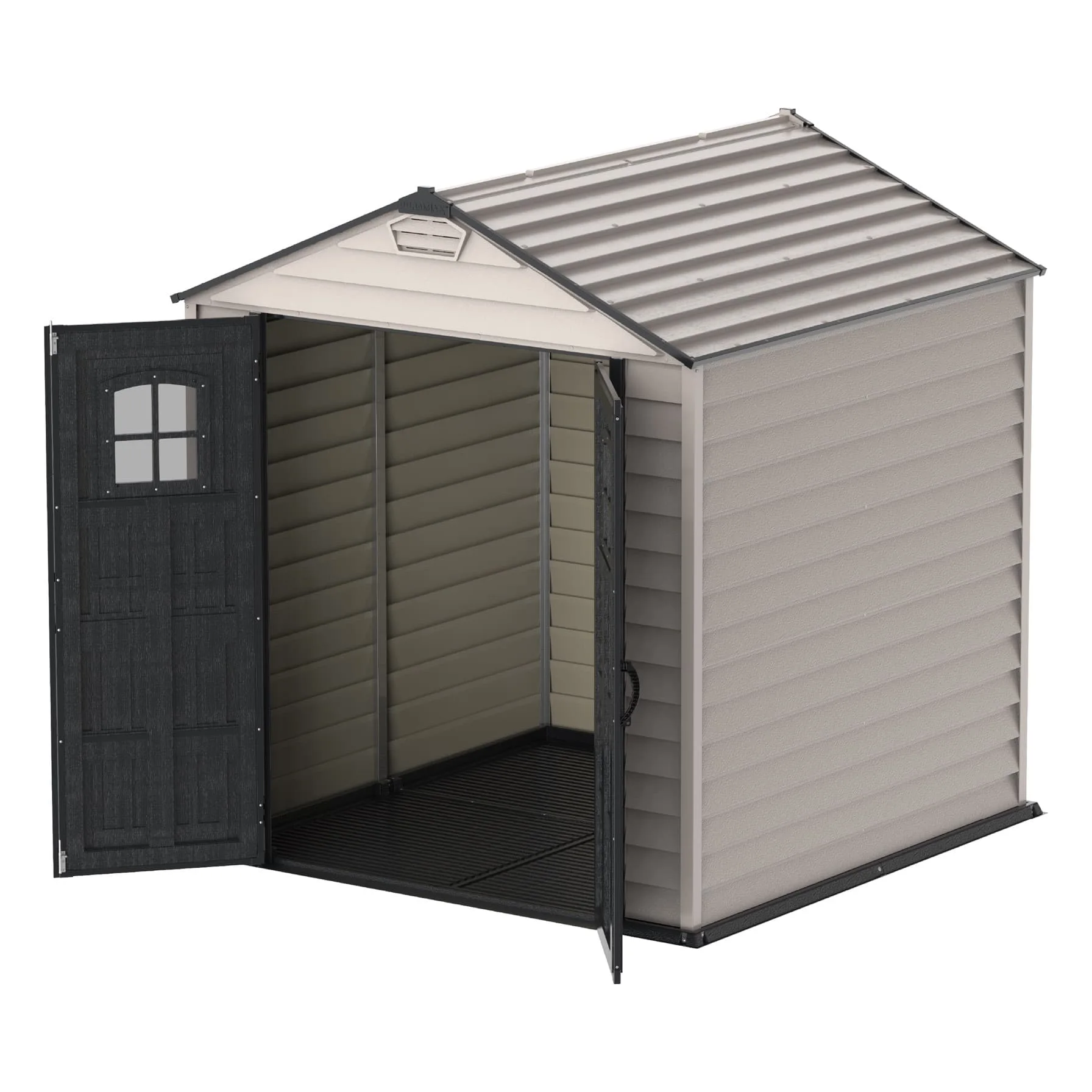 Cosmoplast StoreMate Plus Vinyl Garden Shed (213.36 x 213.36 cm)