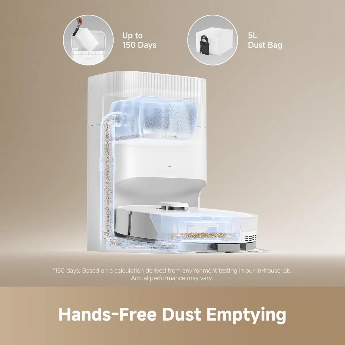 Dreame D20 Plus Wet & Dry Robot Vacuum Cleaner, RLD35GD