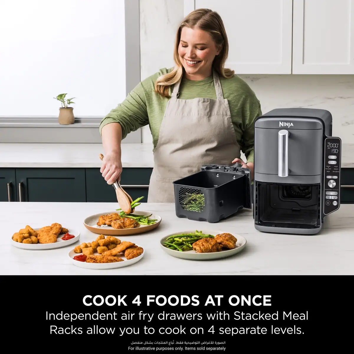 Ninja Double Stack Air Fryer (XL, 9.5 L)