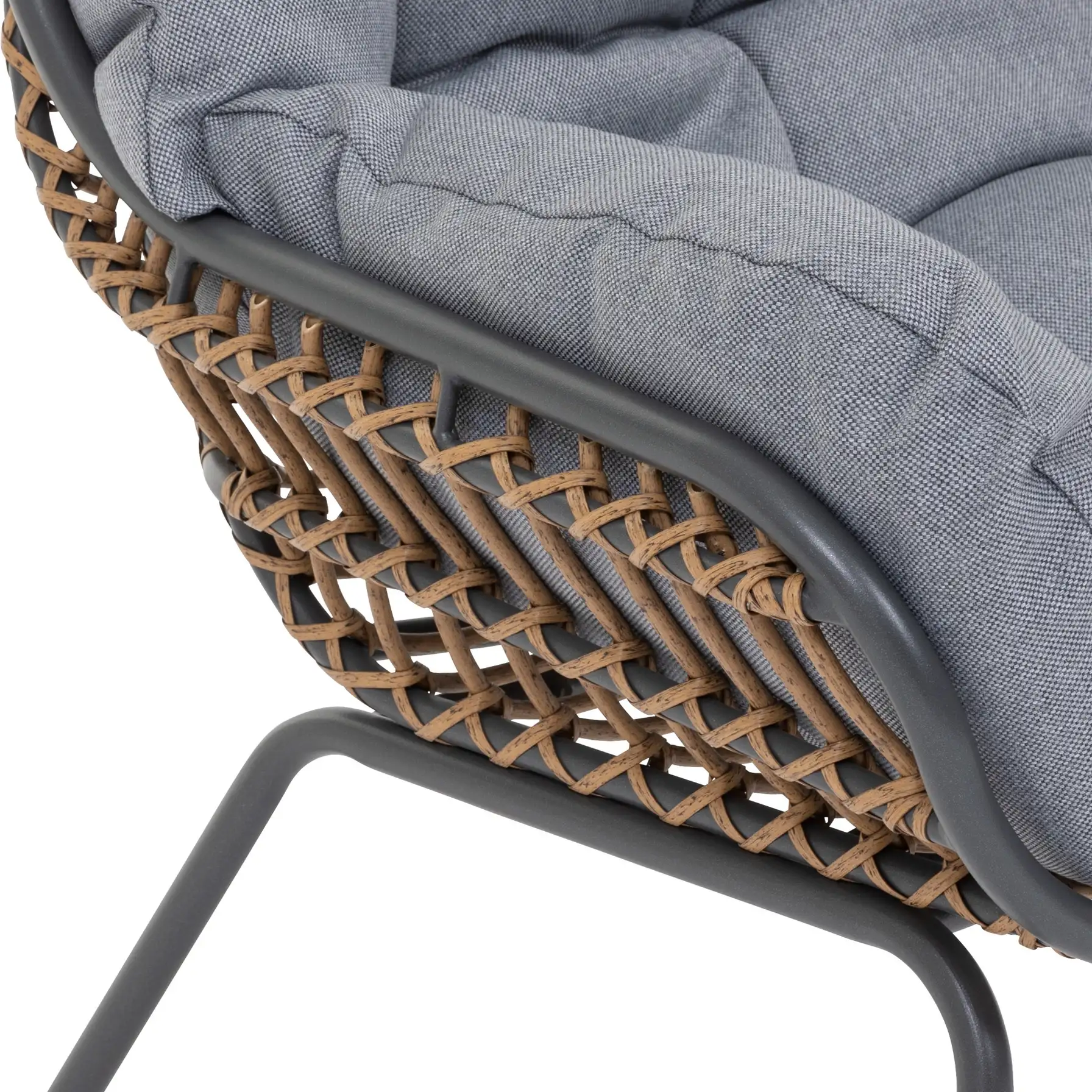 Hesperide Paopao 4-Seater Steel & Rattan Outdoor Sofa Set