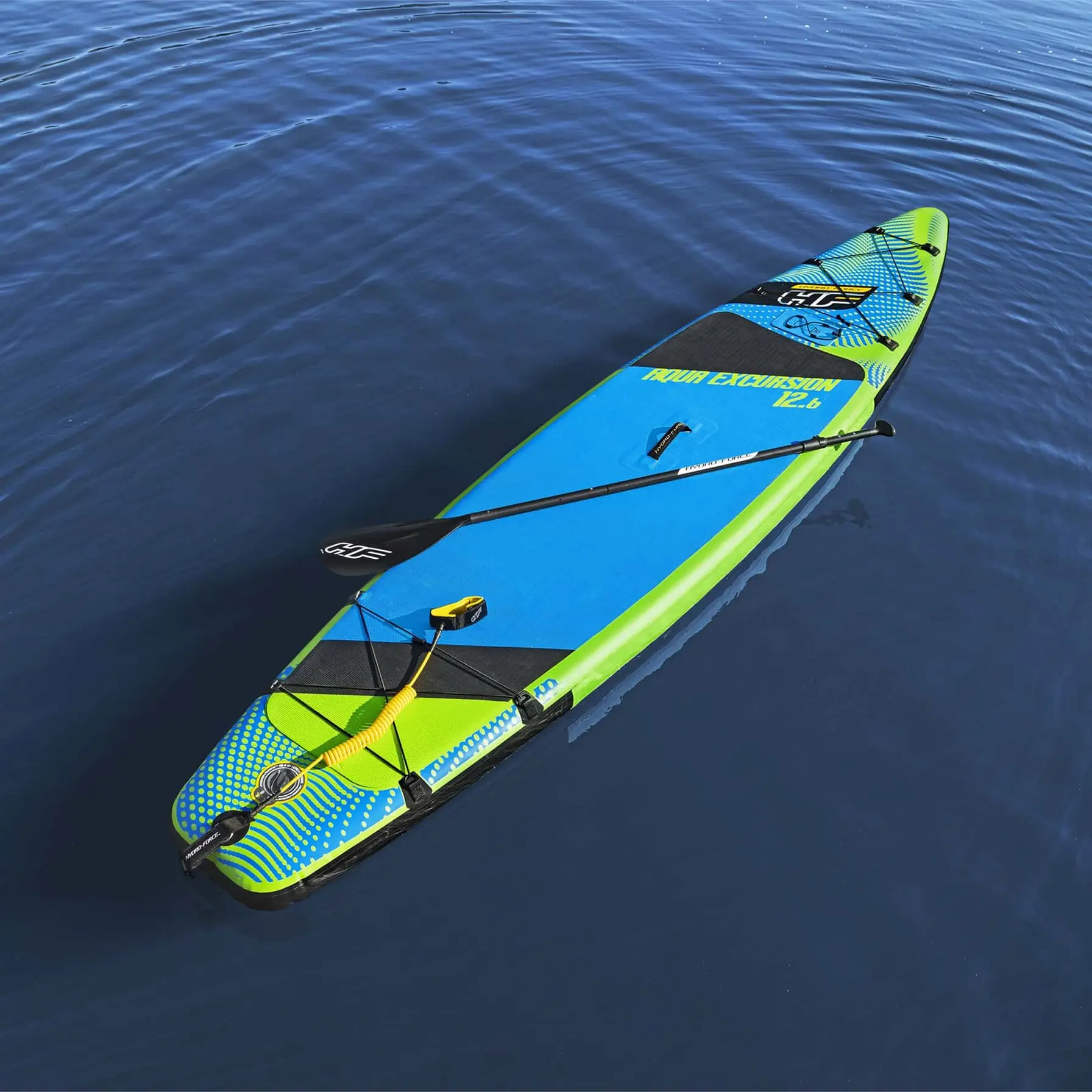 Bestway Hydro-Force™ Aqua Excursion™ Tech Inflatable Stand-Up Paddleboard Set (5 Pc., 381 x 79 x 15 cm)