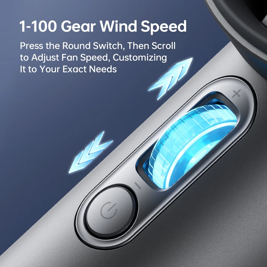 Jisulife Rechargeable Handheld Fan, Pro1S (Grey)