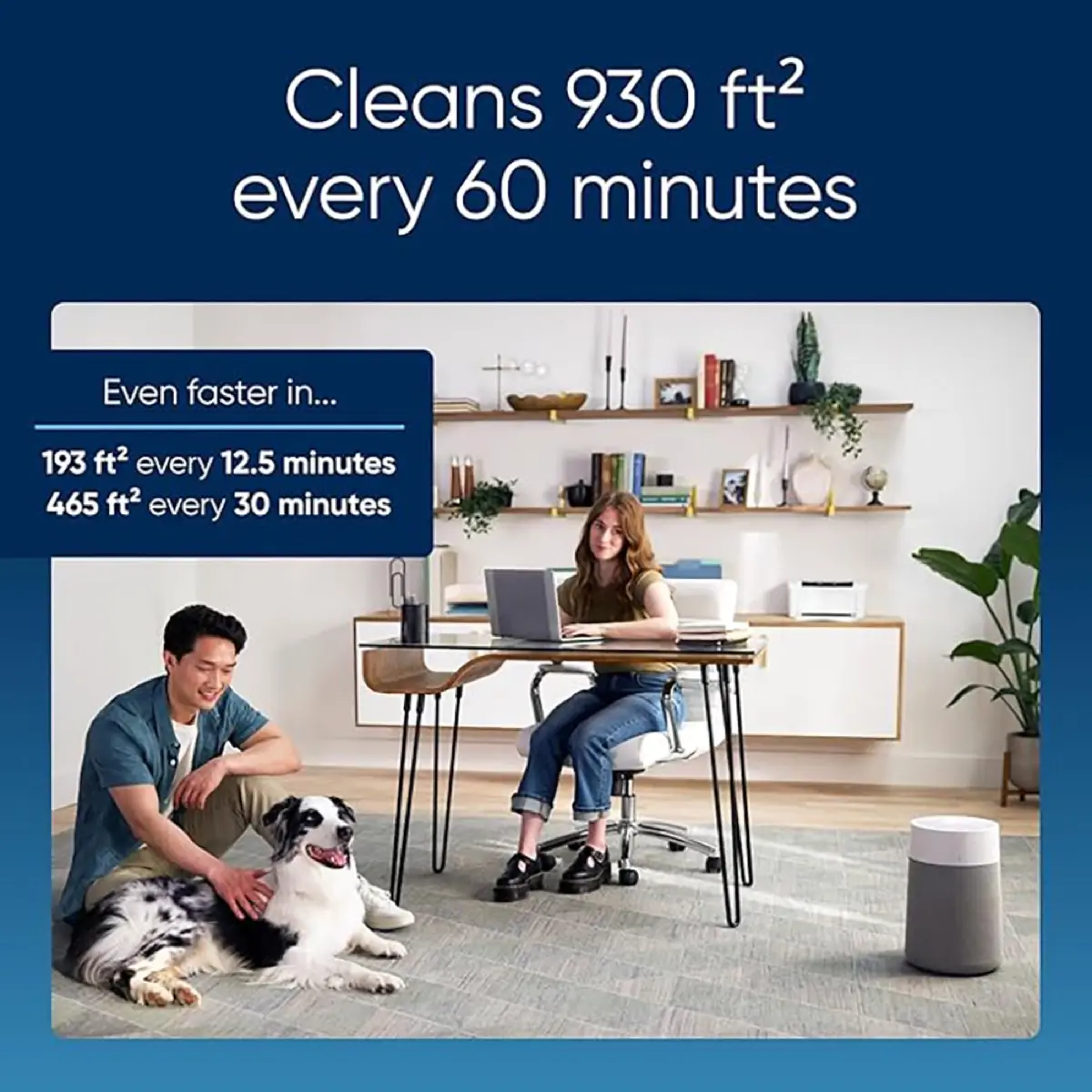 Blueair Blue Pure 511i Max Air Purifier, BLU-111582 (16 W, 26 sq. m)