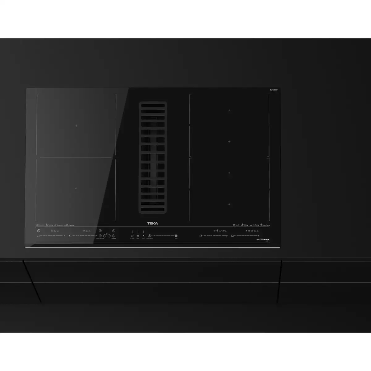 Teka FullFlex MasterSense Air 4 Zone Induction Hob W/Integrated Hood, AFF 87601 (21.9 x 80 x 51 cm)