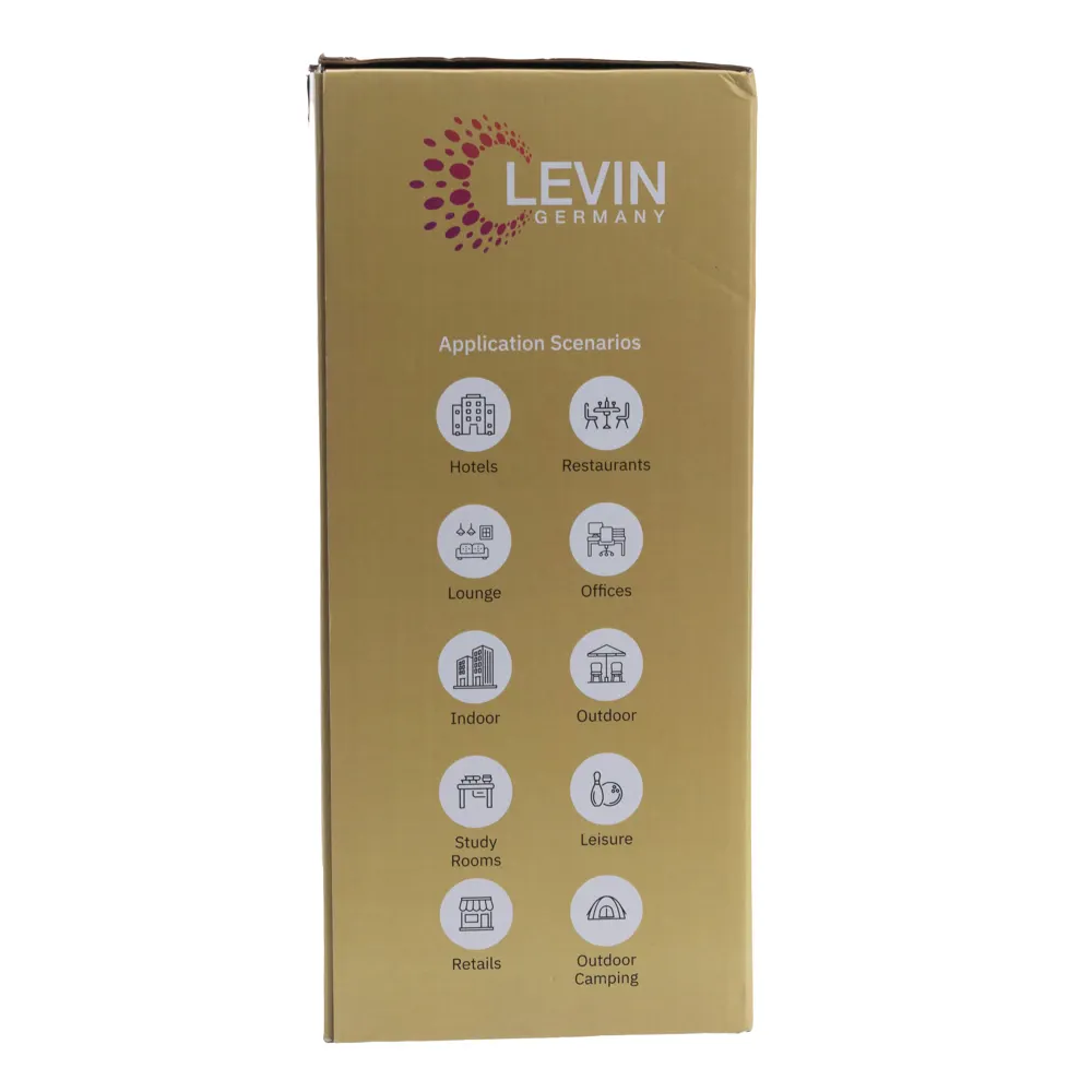 Levin Table Lamp W/USB Charger (5W, Grey)