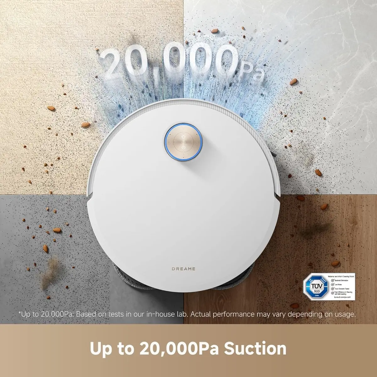 Dreame X50 Ultra Wet & Dry Robot Vacuum Cleaner, RLX85CE-4