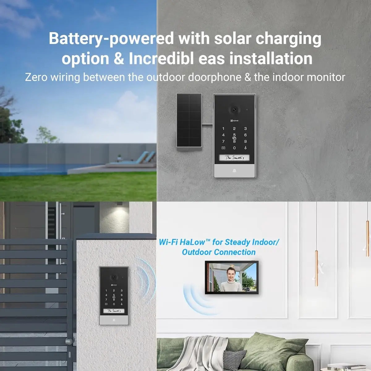 Ezviz  Smart Home Video Door Phone, CS-EP7 (3 MP)
