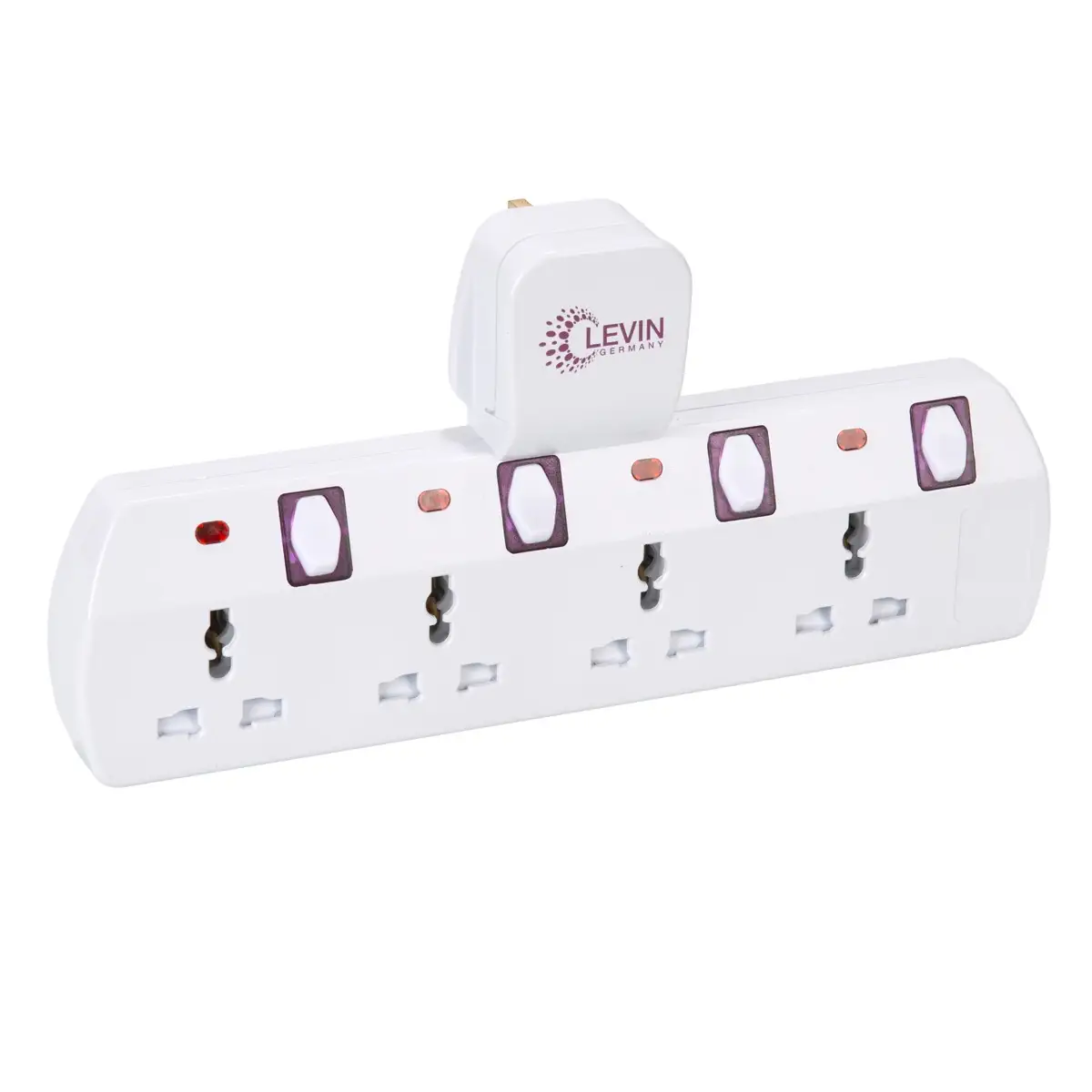 Levin Universal Adapter W/Individual Switches, T504M
