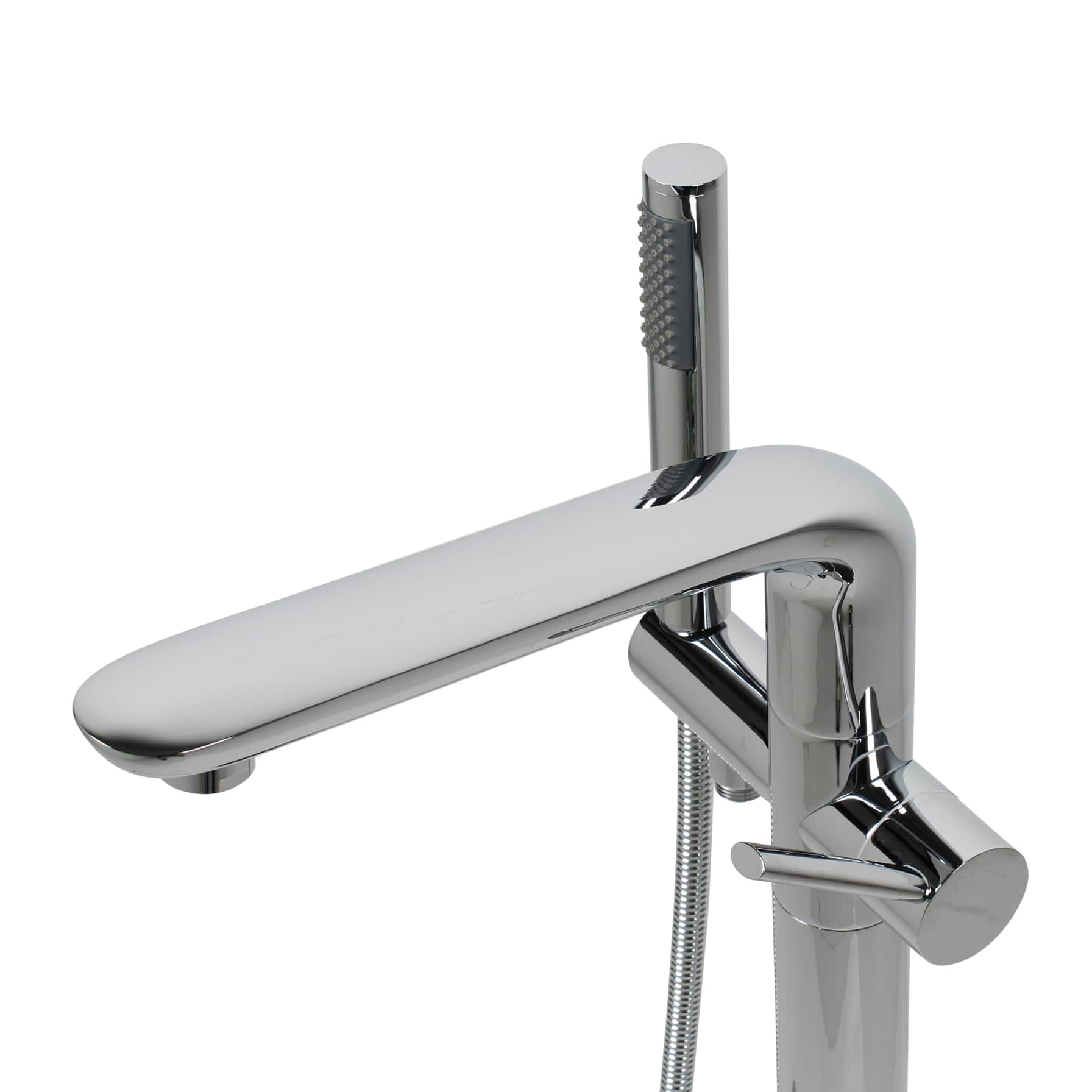Bold Brass Freestanding Faucet (31 x 15 x 95 cm