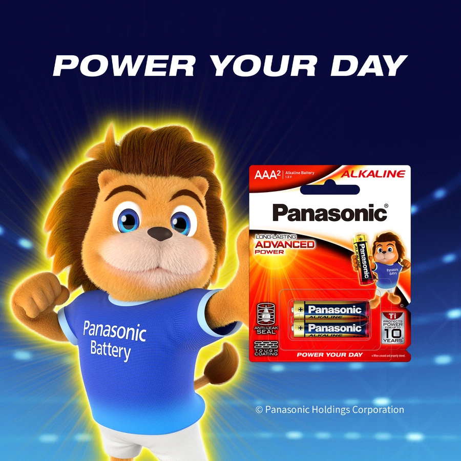 Panasonic AAA Alkaline Batteries Pack (2 Pc.)