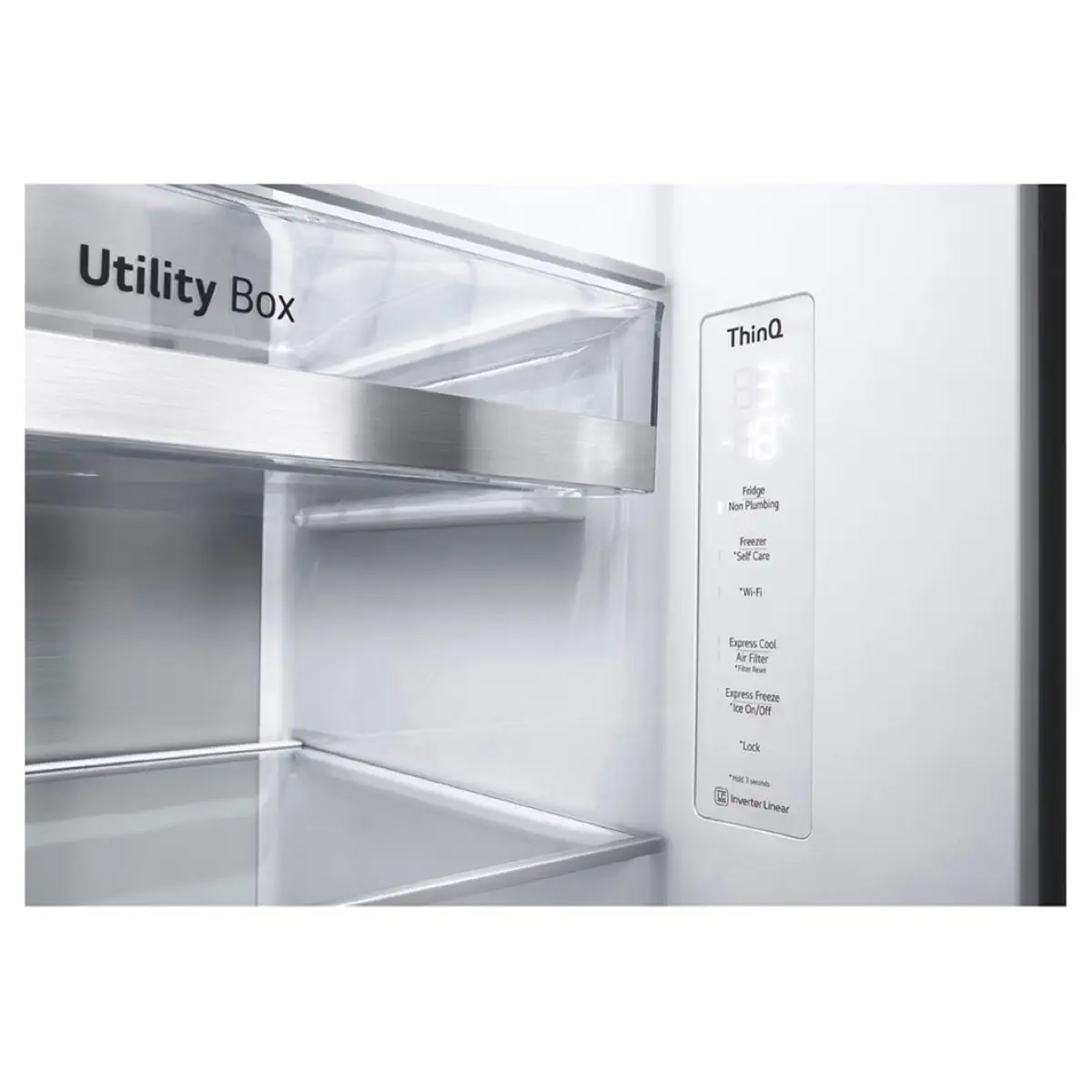 LG Freestanding Side-by-Side InstaView™ Refrigerator, Gr-X267CQEW 