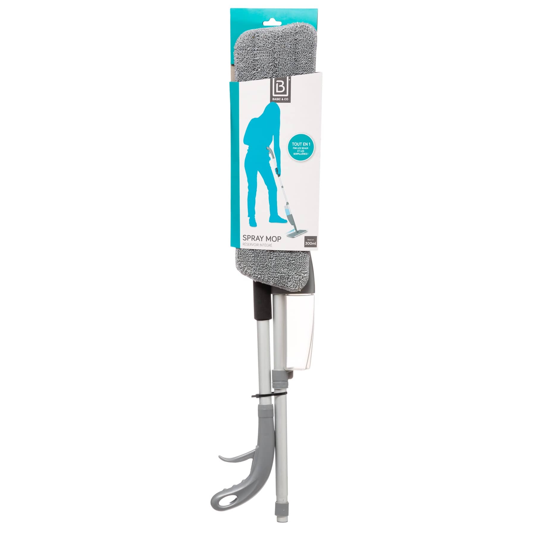 5Five Polypropylene Spray Mop Broom (40 x 13 x 120 cm)