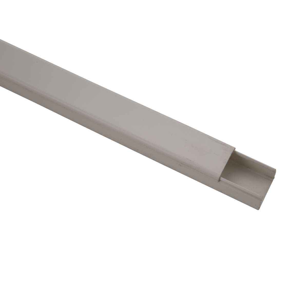 Mkats Self-Adhesive PVC Trunking (30 mm x 2 m, White)