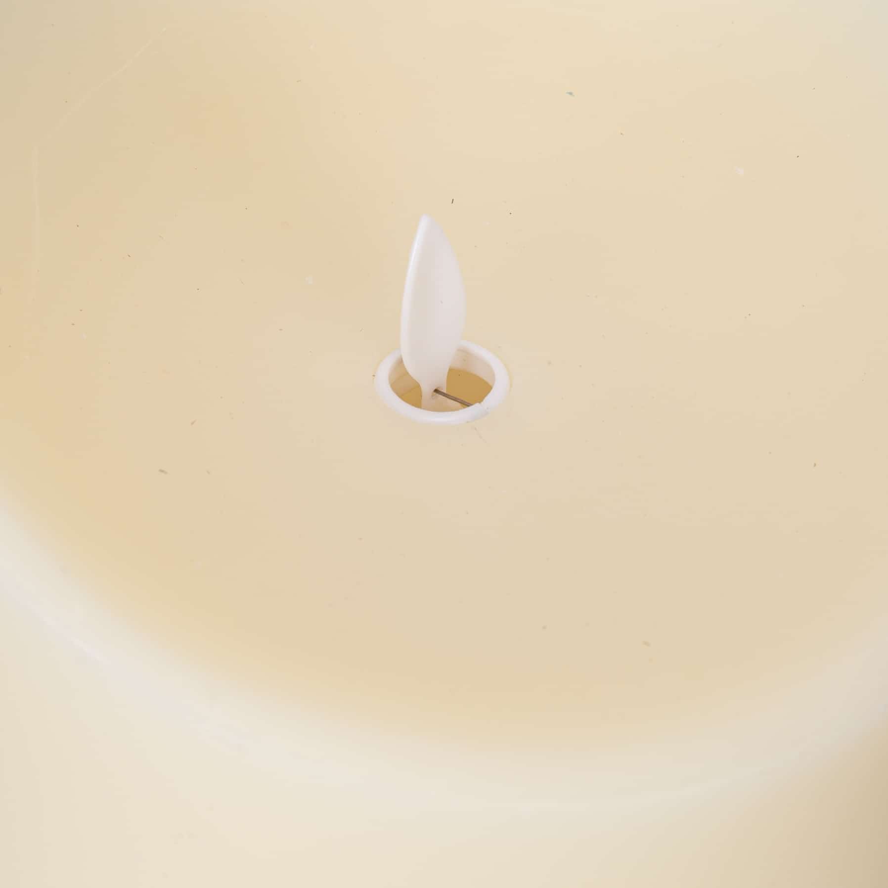 Xmas Candle Realwax  W/LED Dancing Flame (25 cm)