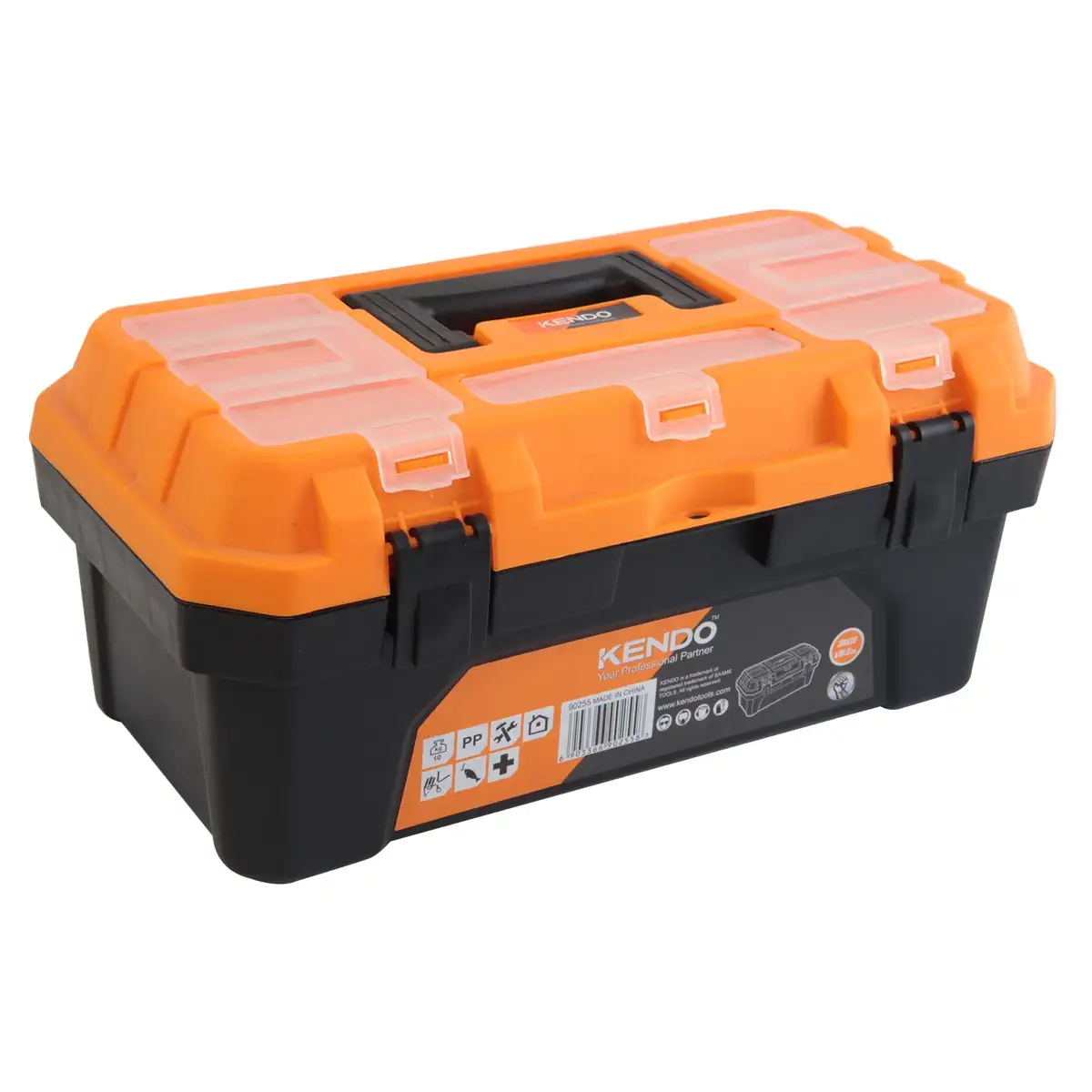 Kendo Plastic Tool Box (35 x 20 x 16.5 cm)