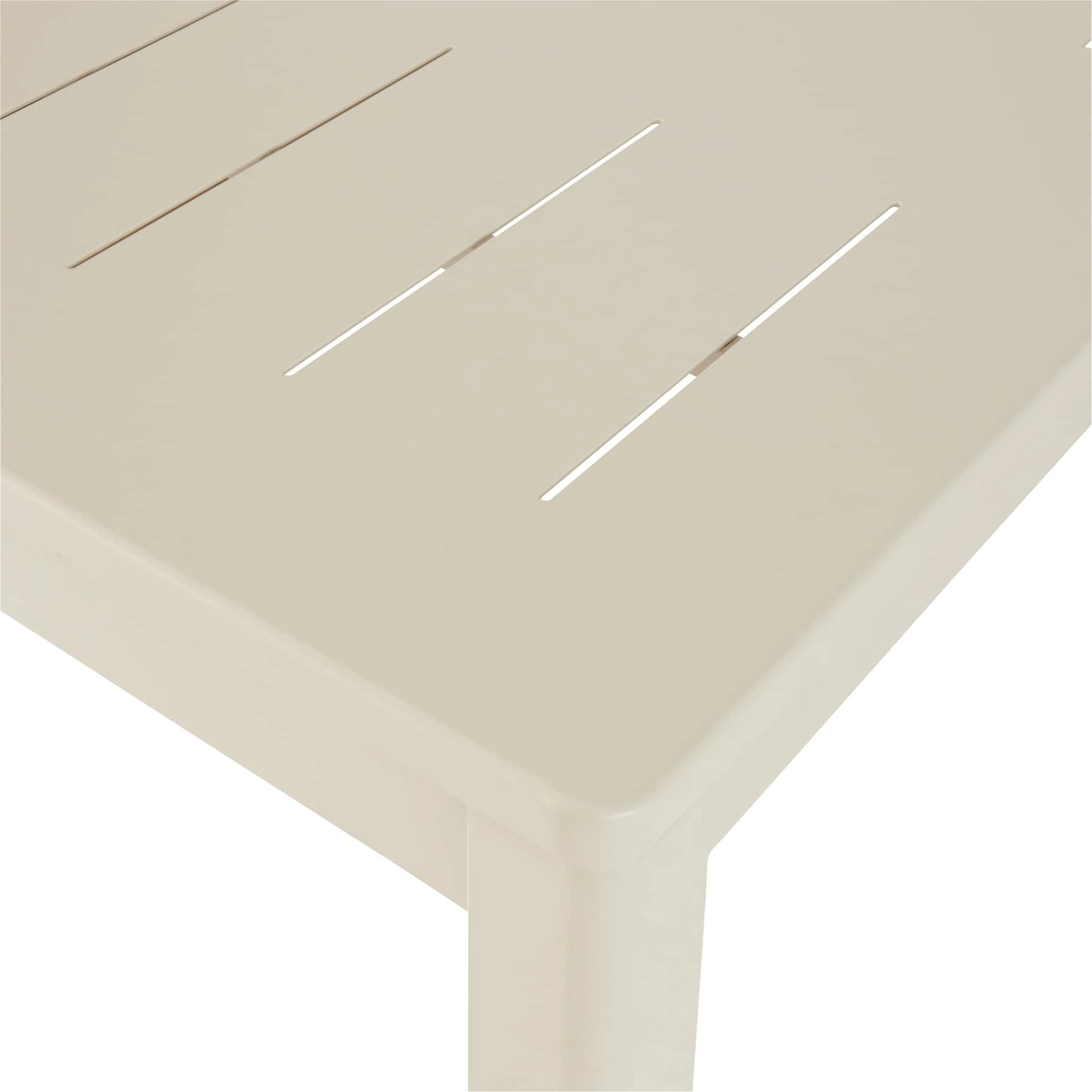 Santorin Aluminium Extendable Garden Table GoodHome (180 x 100 x 75 cm)