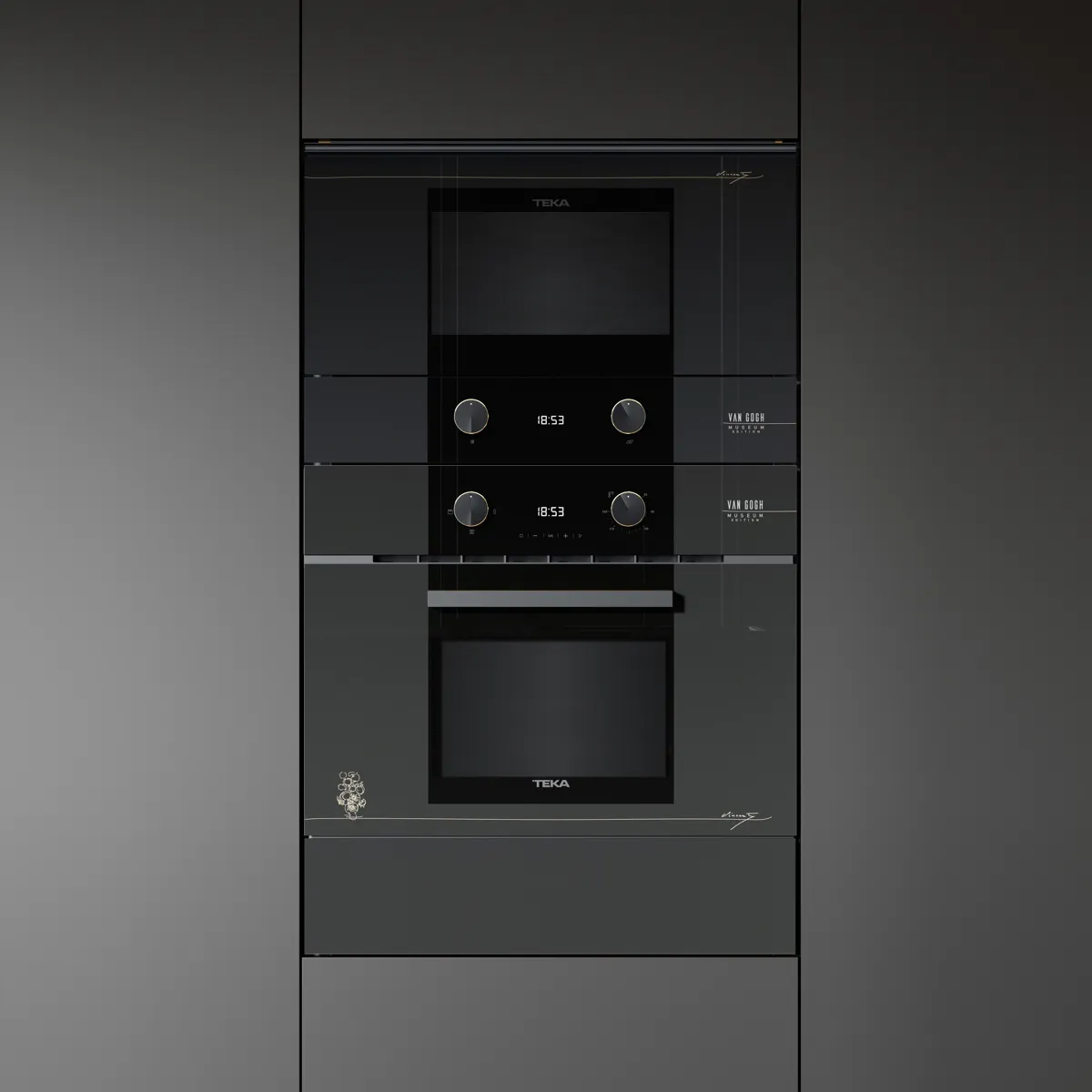 Teka Van Gogh Museum Edition Built-In Microwave & Grill W/Ceramic Base, ML 82 VG (22 L)