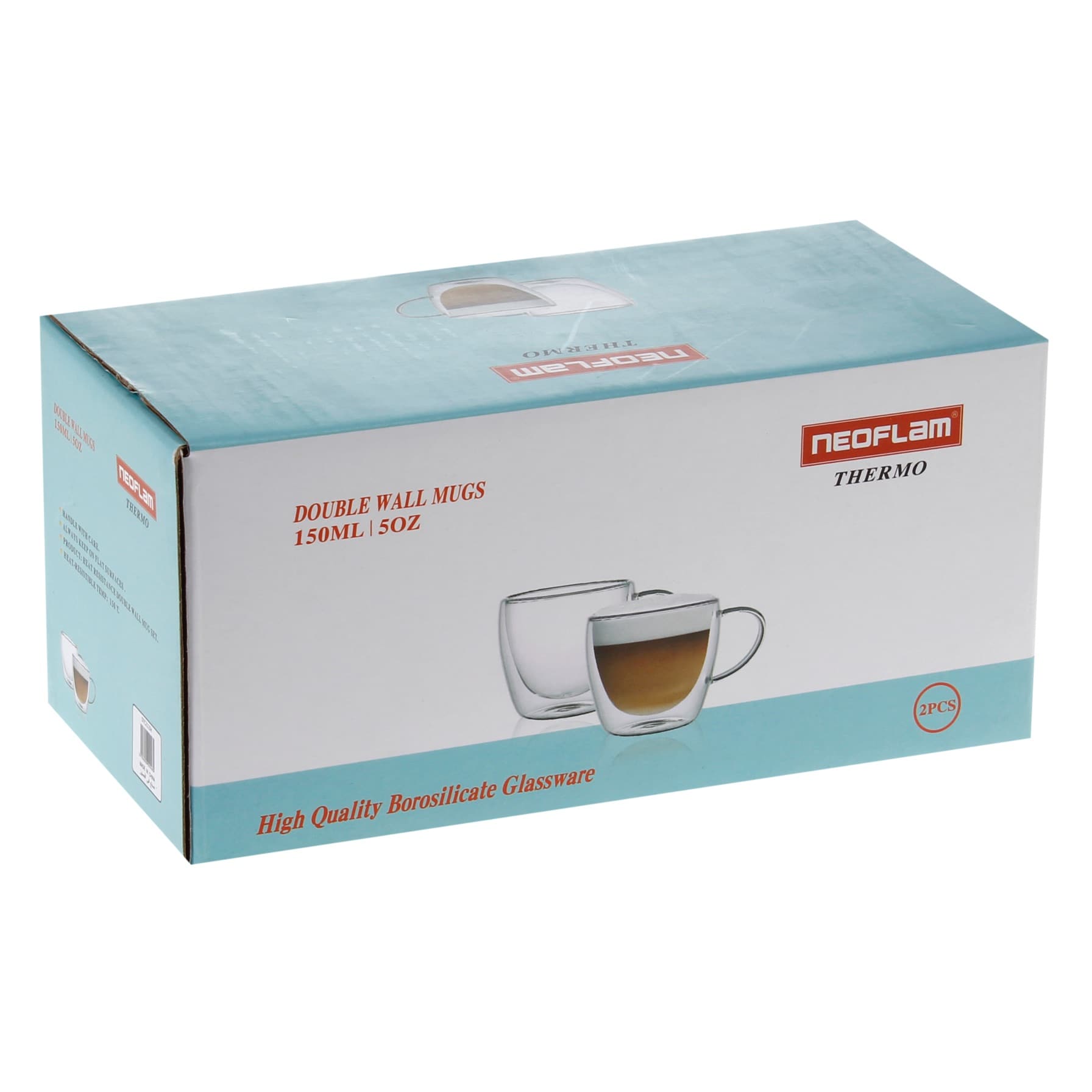 Neoflam Double Wall Mugs (150 ml, 2 pcs)