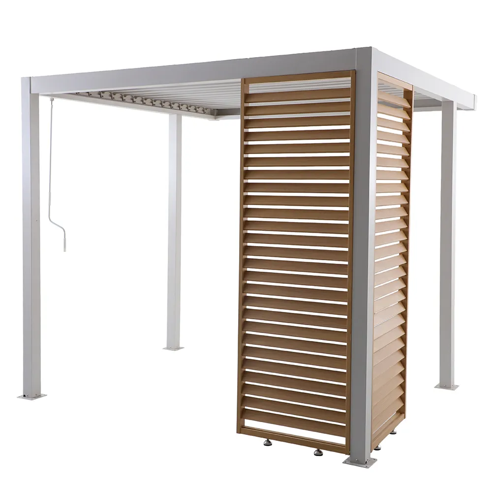 Origin Grill Gazebo W/Slat Side Wall (258 x 258 x 235 cm)