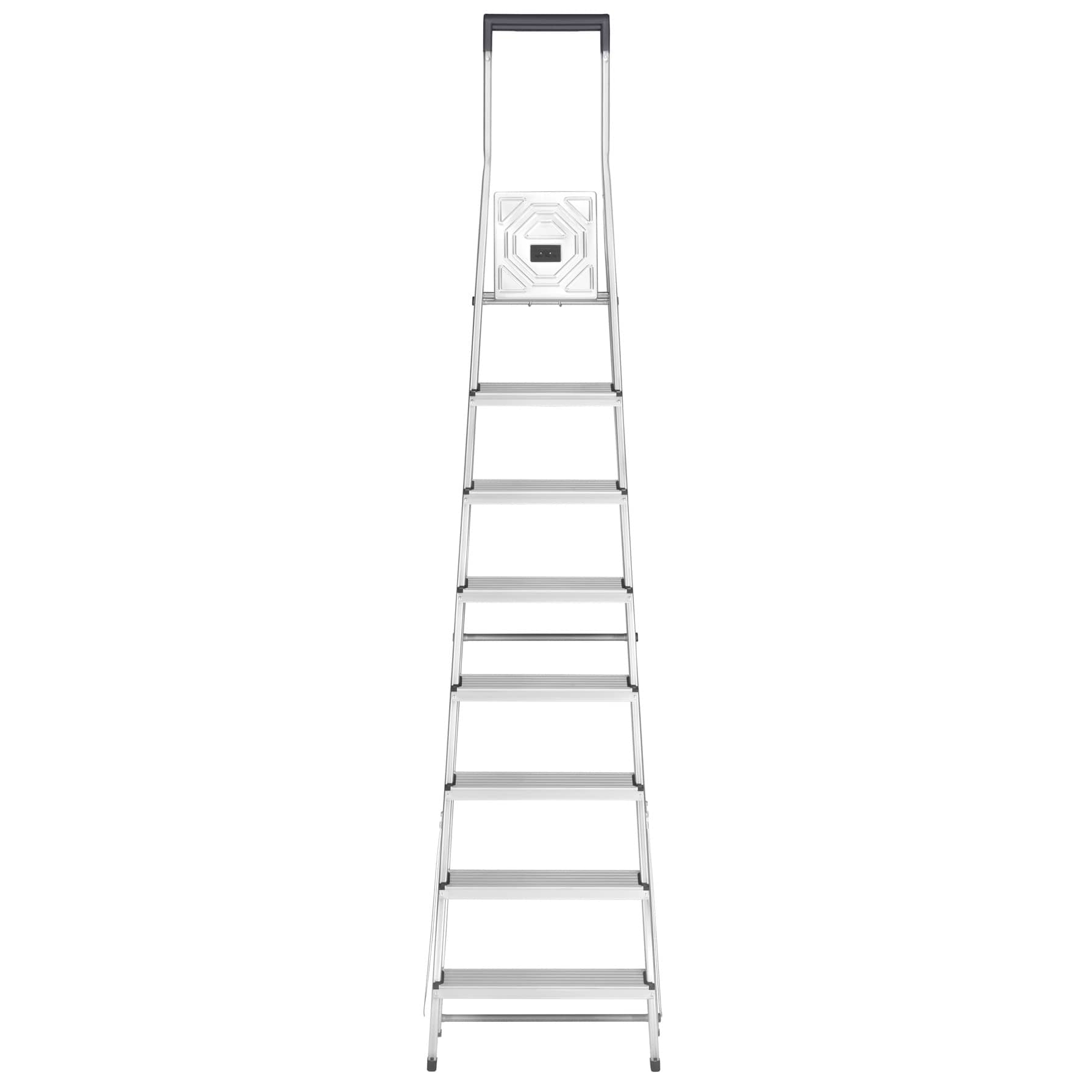 Hailo Selekta Basicline 8-Tier Step Ladder (56 x 12 x 252 cm)