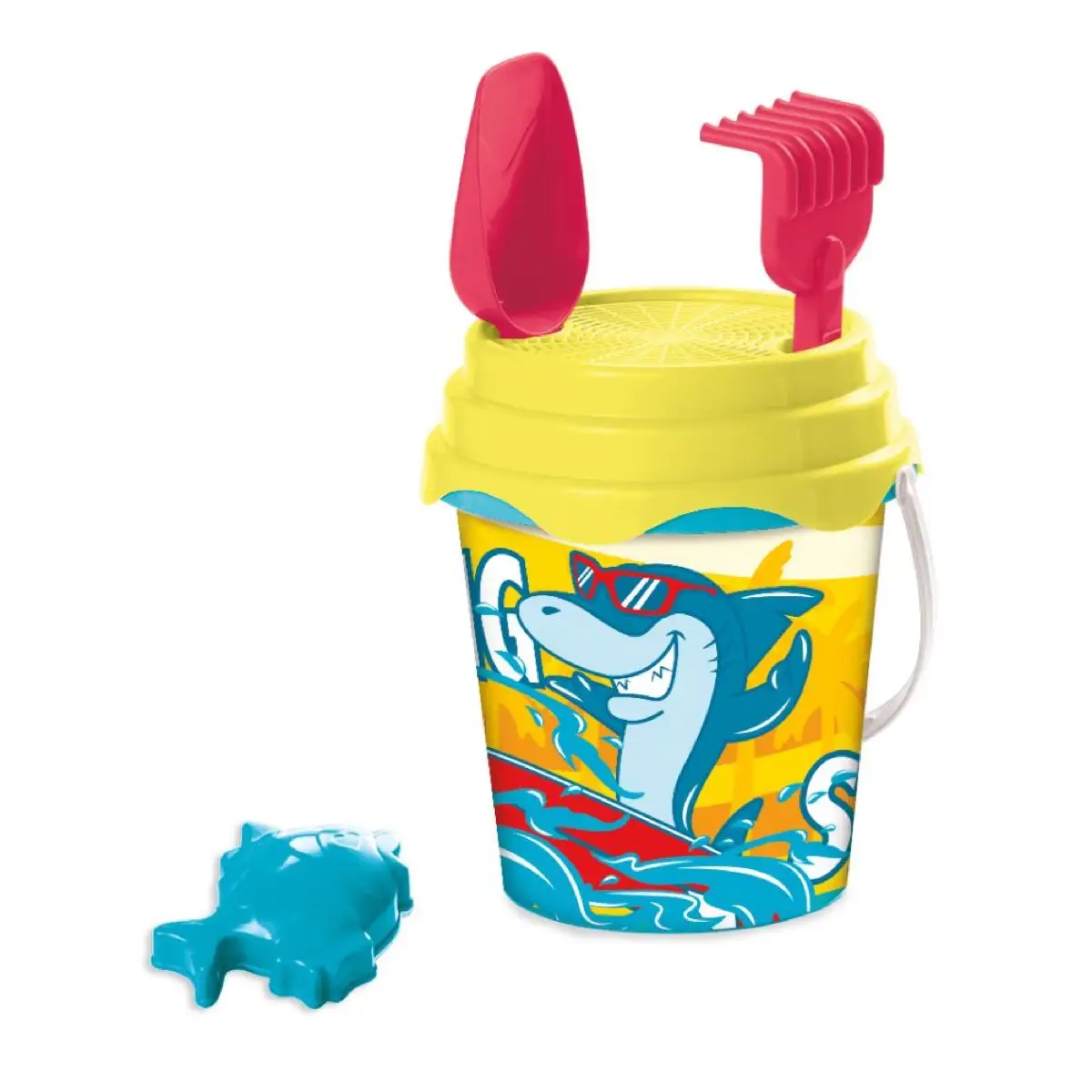 Mondo Surfing Shark Bio Bucket Set (6 Pc.)