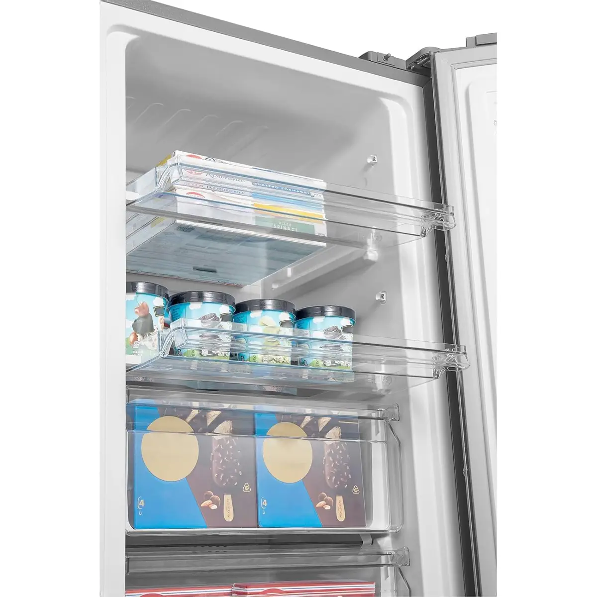 Midea Freestanding Upright Freezer, MDRU333FEE46 (330 L, Silver)