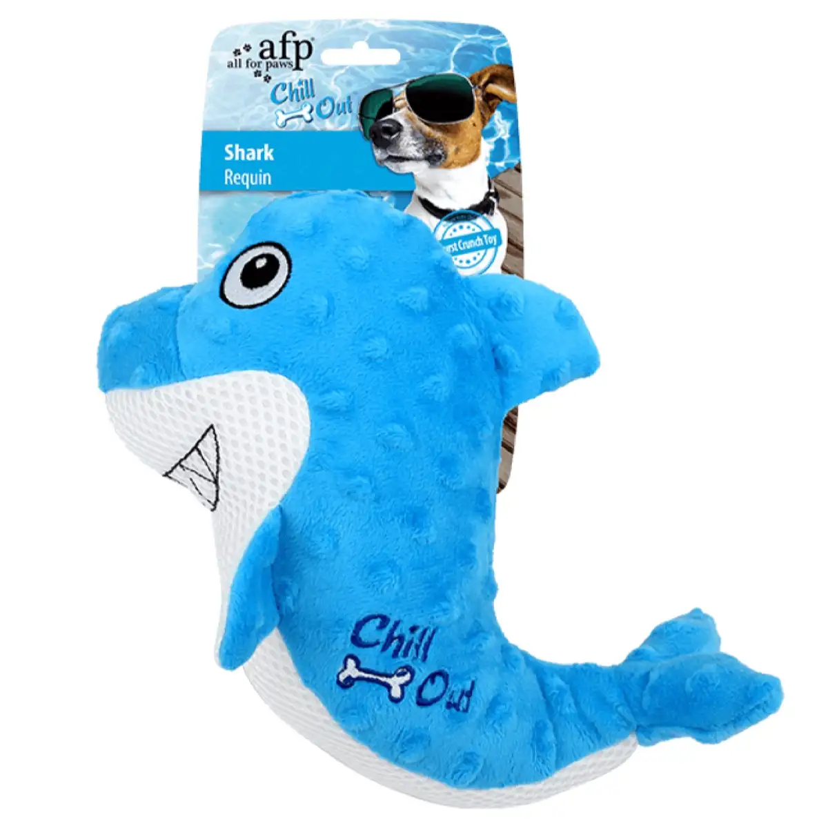 All For Paws Chill Out Dog Toy Shark
