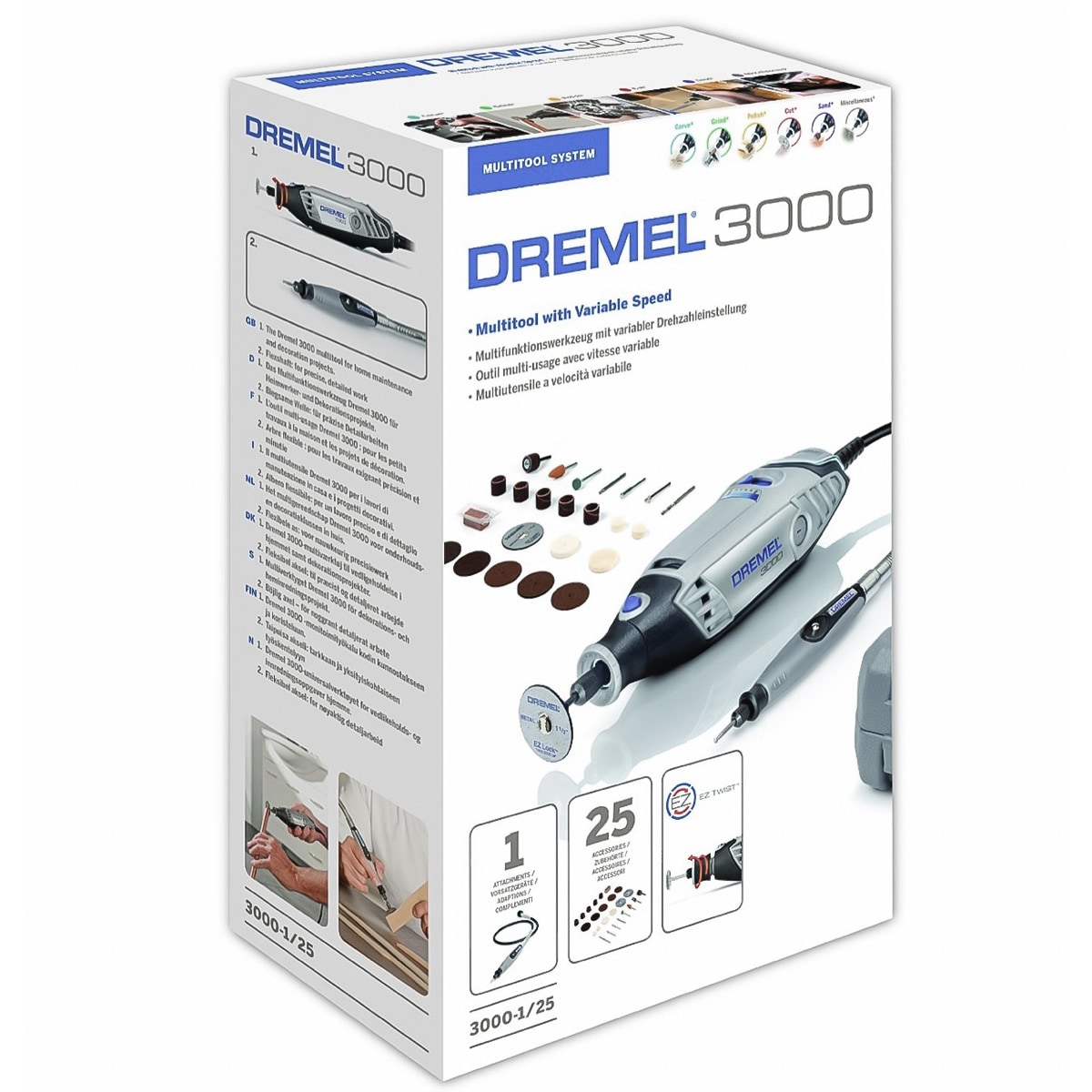 Dremel 3000 Multi-Tool Set (Set of 25)