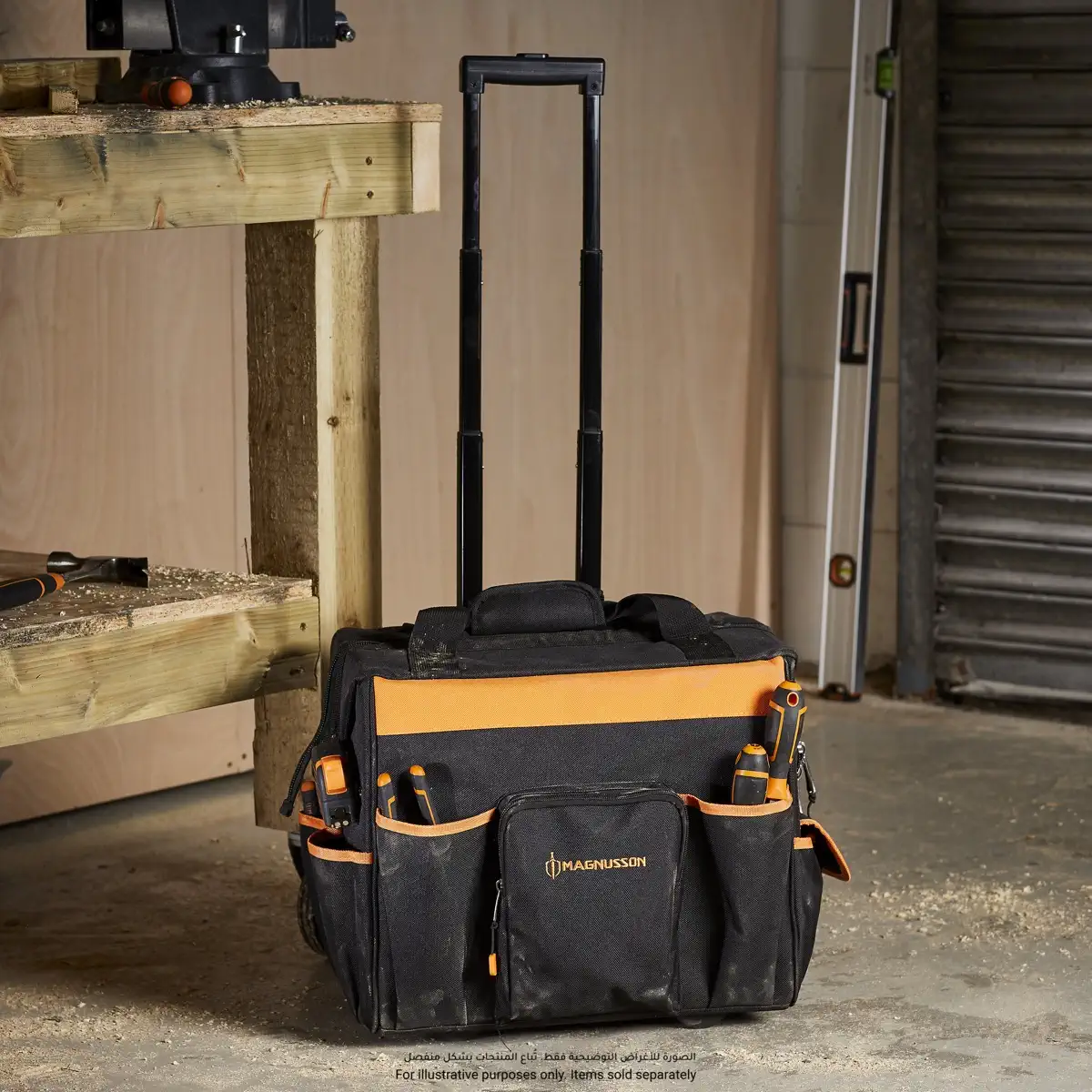 Magnusson Tool bag with wheels (L. 46 cm)