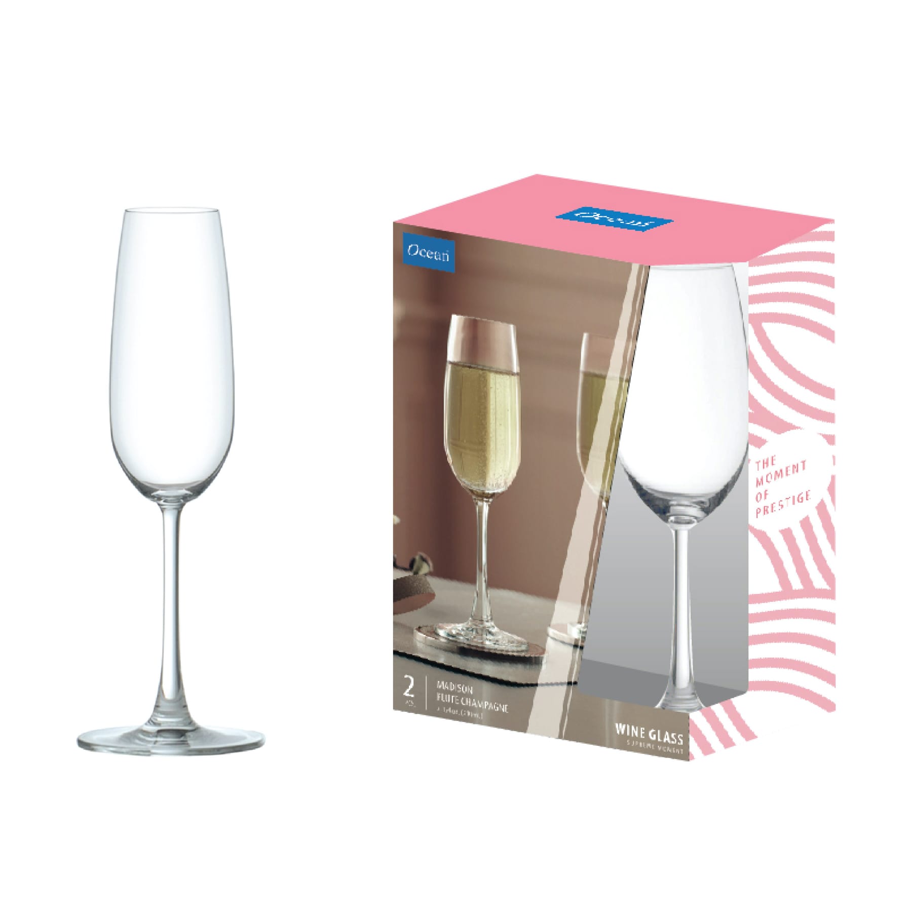 Ocean Madison Glass Beverage Set (210 ml, 2 pcs)