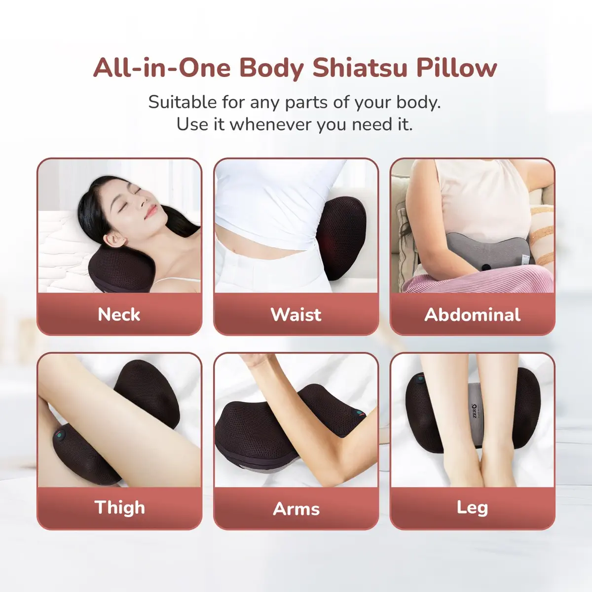 Zero Mellow Shiatsu Massage Pillow